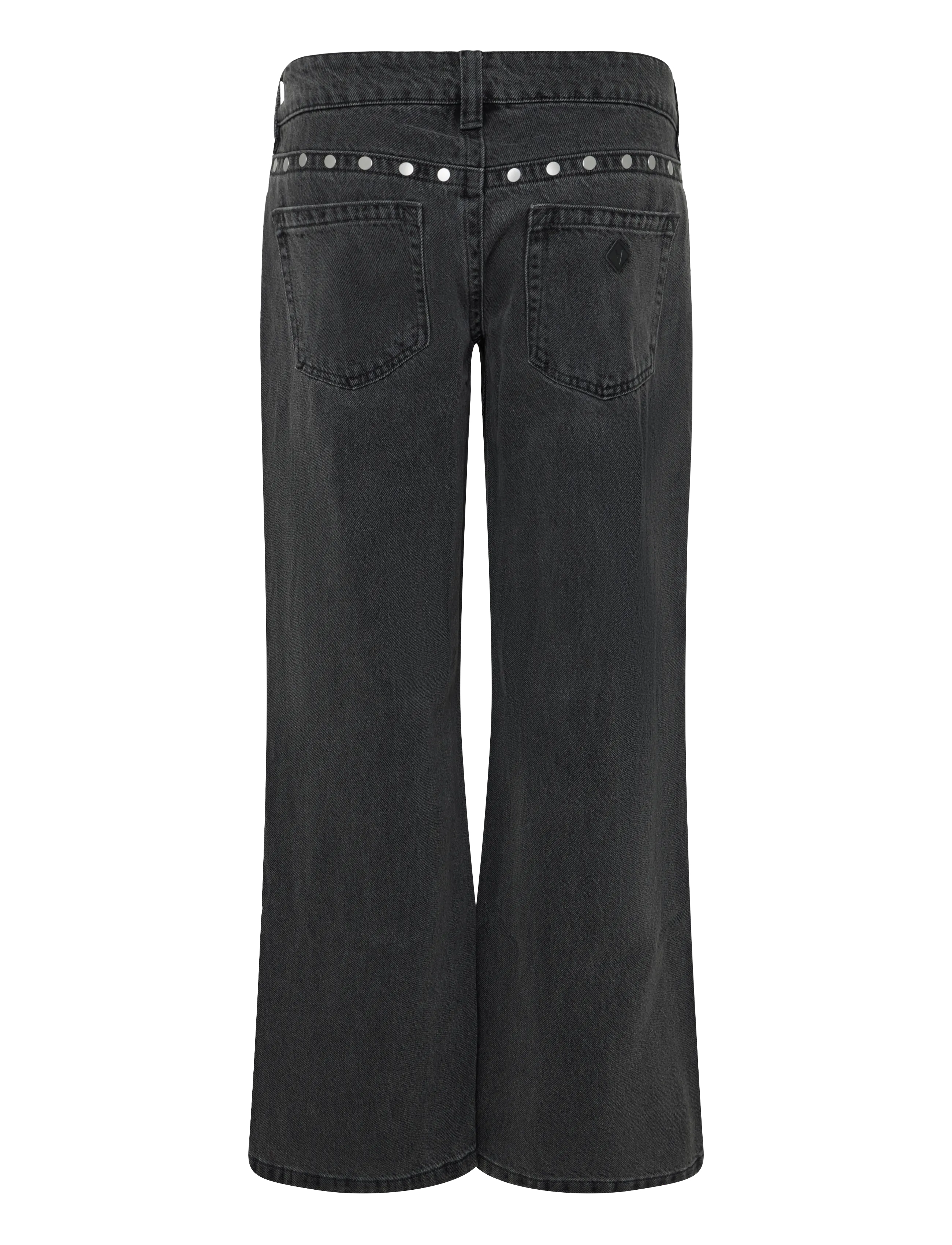 ABRAND - 00 SUPER LOW WIDE NIXIE STUD RCY - hosen mit weitem bein - grey - 1