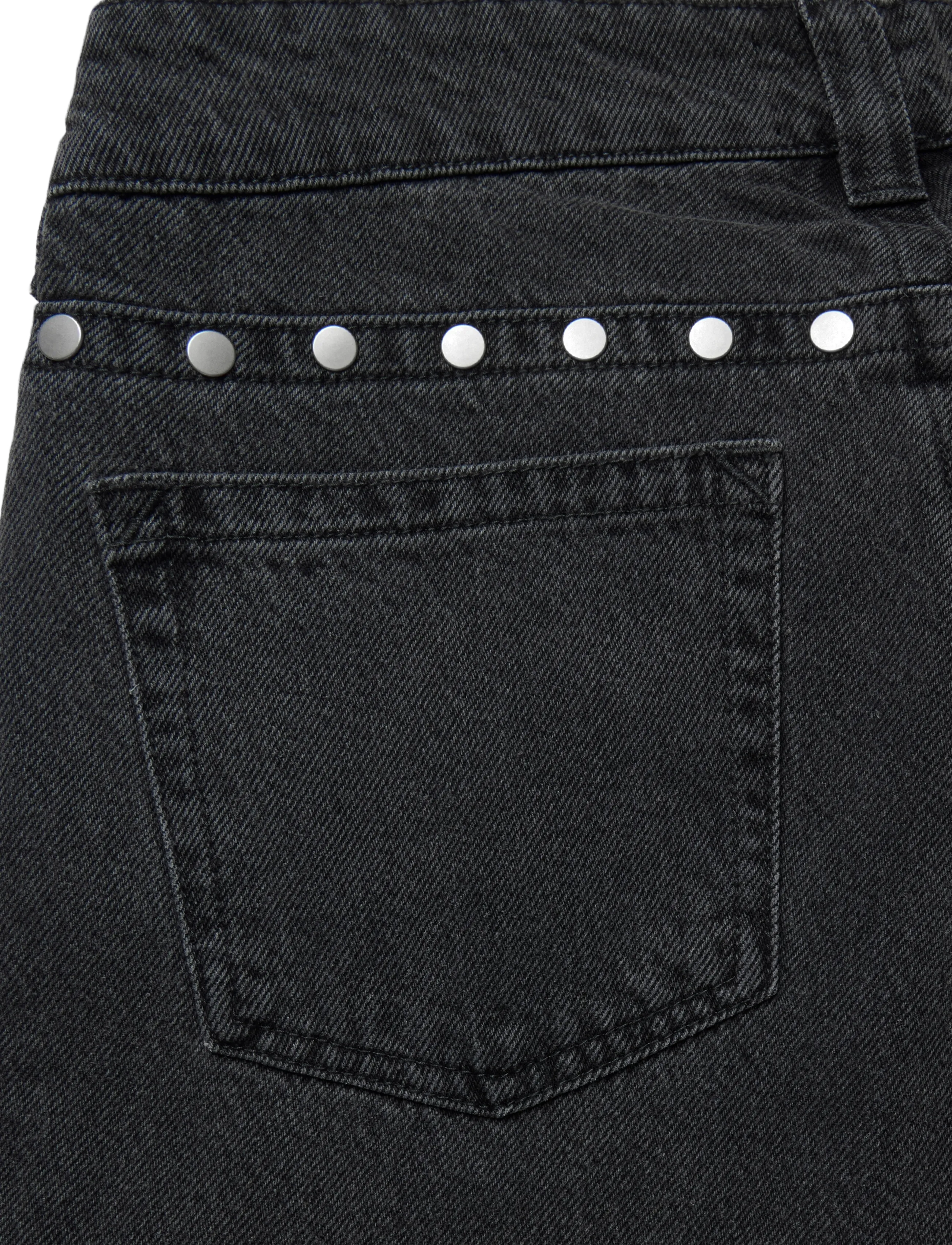 ABRAND - 00 SUPER LOW WIDE NIXIE STUD RCY - hosen mit weitem bein - grey - 4