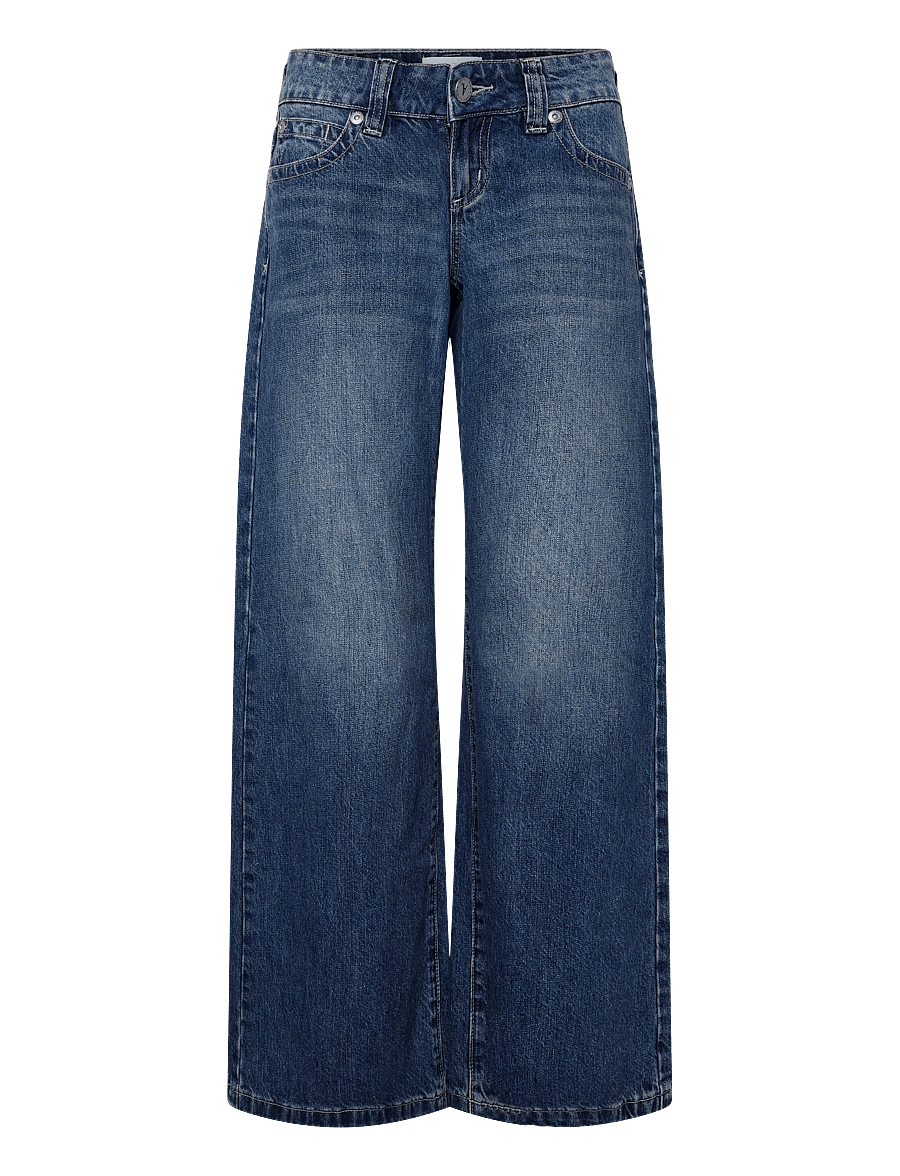 ABRAND - 00 SUPER LOW WIDE EVELYN RCY - brede jeans - blue - 0