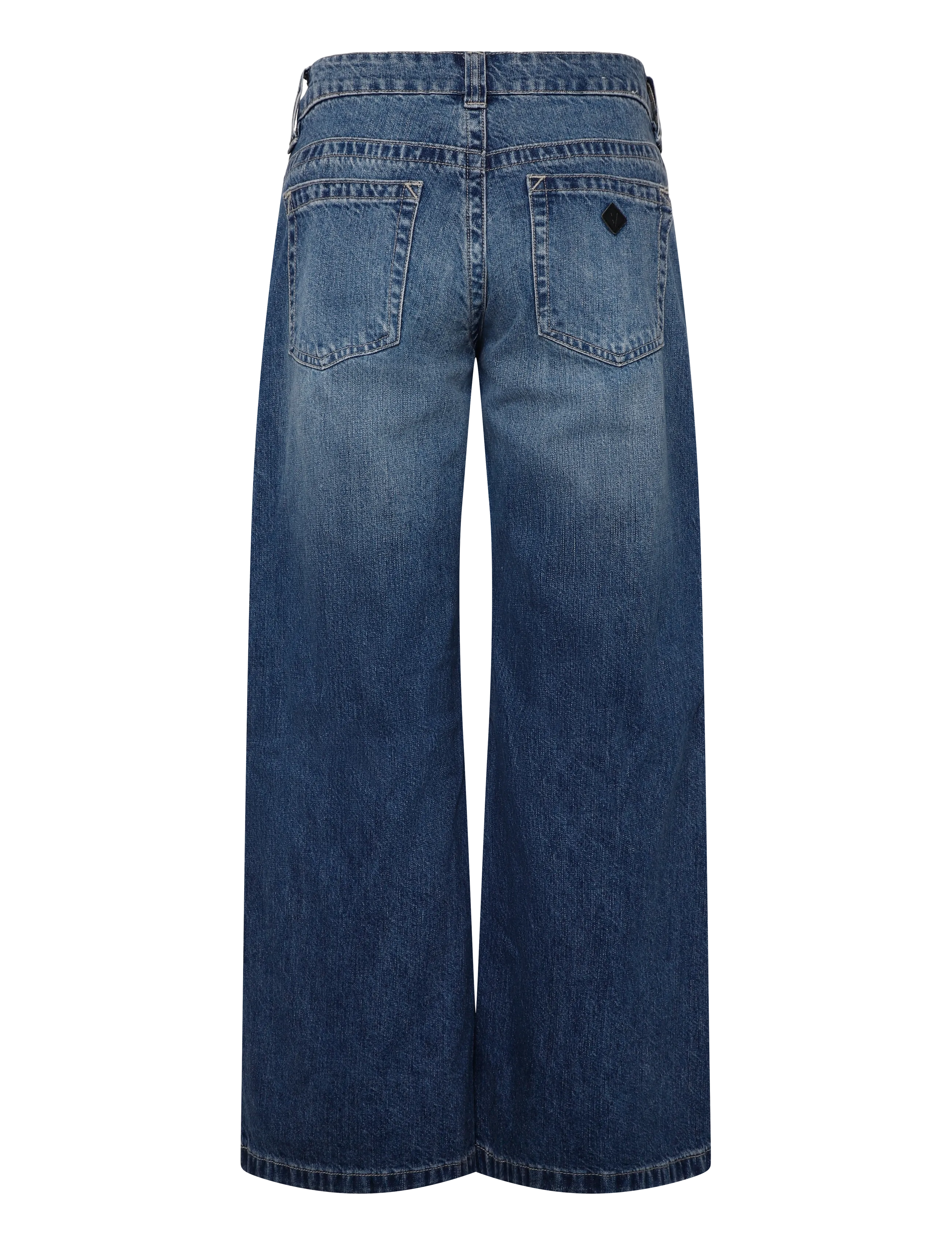 ABRAND - 00 SUPER LOW WIDE EVELYN RCY - brede jeans - blue - 1