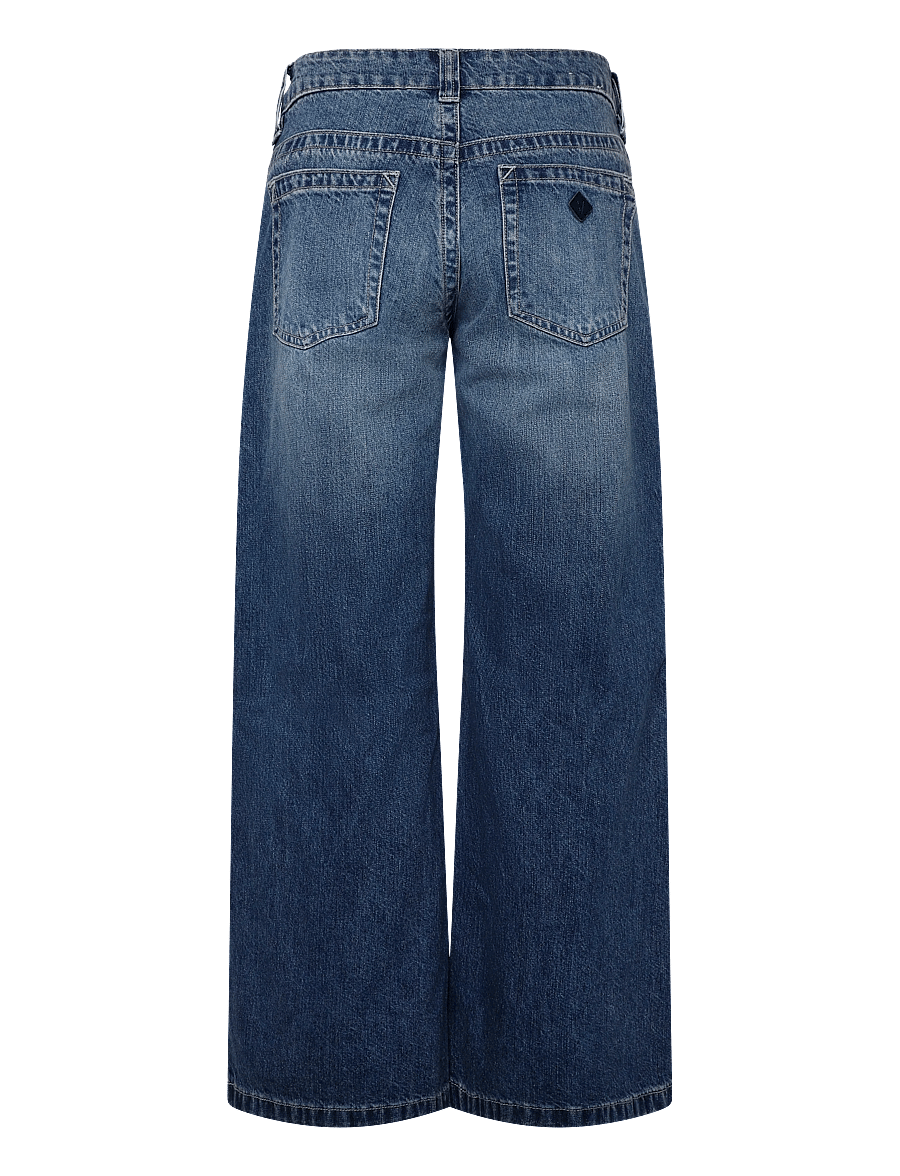 ABRAND - 00 SUPER LOW WIDE EVELYN RCY - brede jeans - blue - 1