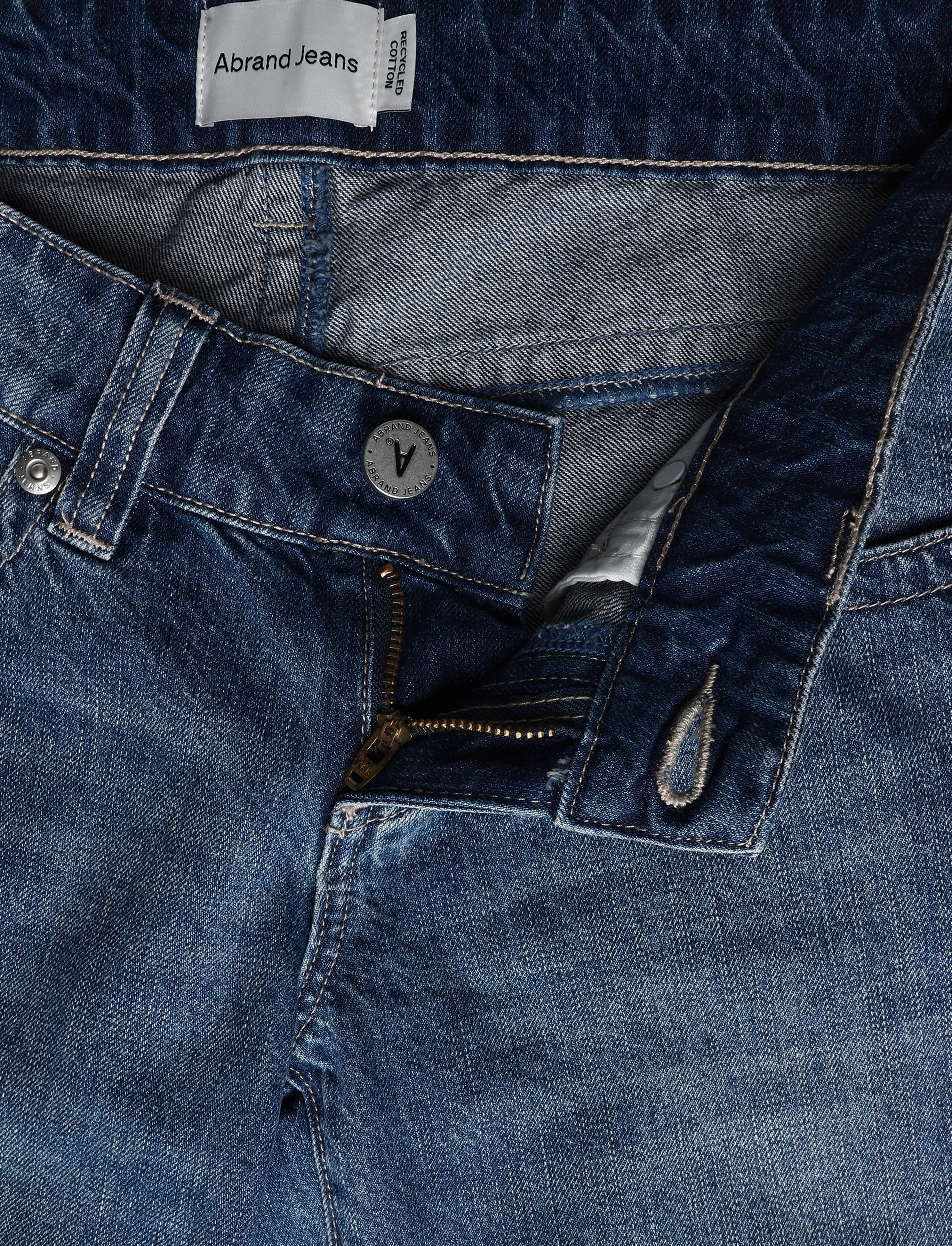 ABRAND - 00 SUPER LOW WIDE EVELYN RCY - brede jeans - blue - 3