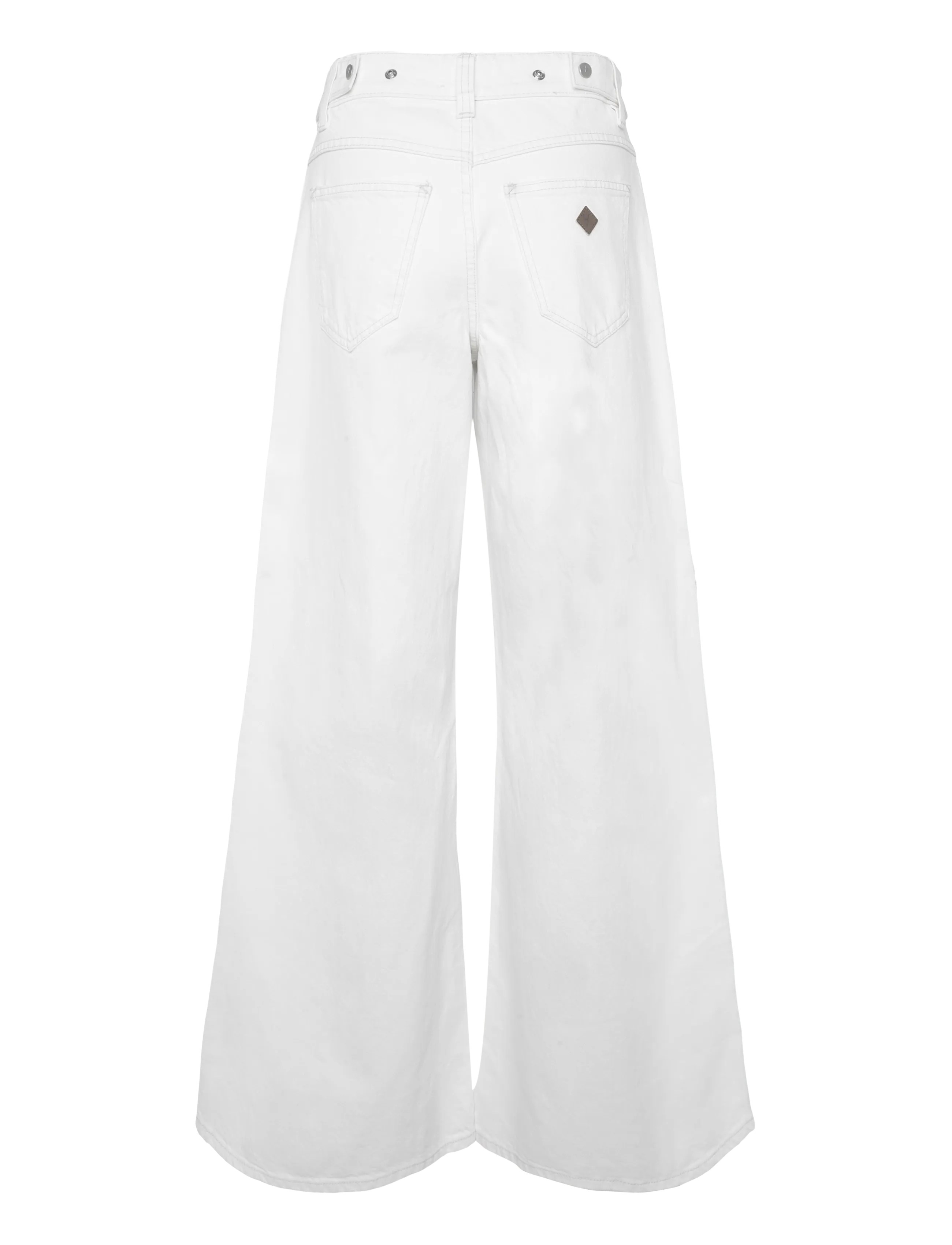 ABRAND - 94 HIGH BAGGY EDEN RCY - brede jeans - white - 1