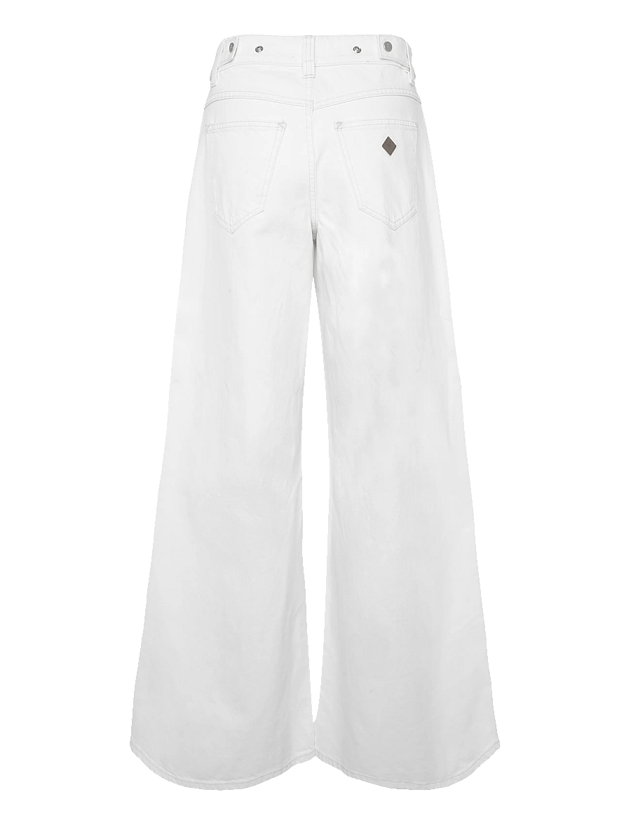 ABRAND - 94 HIGH BAGGY EDEN RCY - brede jeans - white - 1