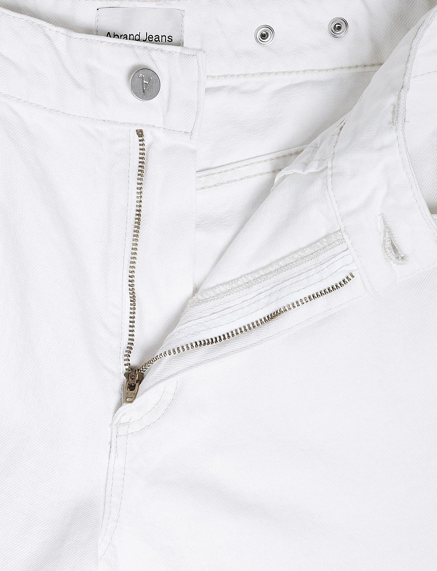 ABRAND - 94 HIGH BAGGY EDEN RCY - brede jeans - white - 3