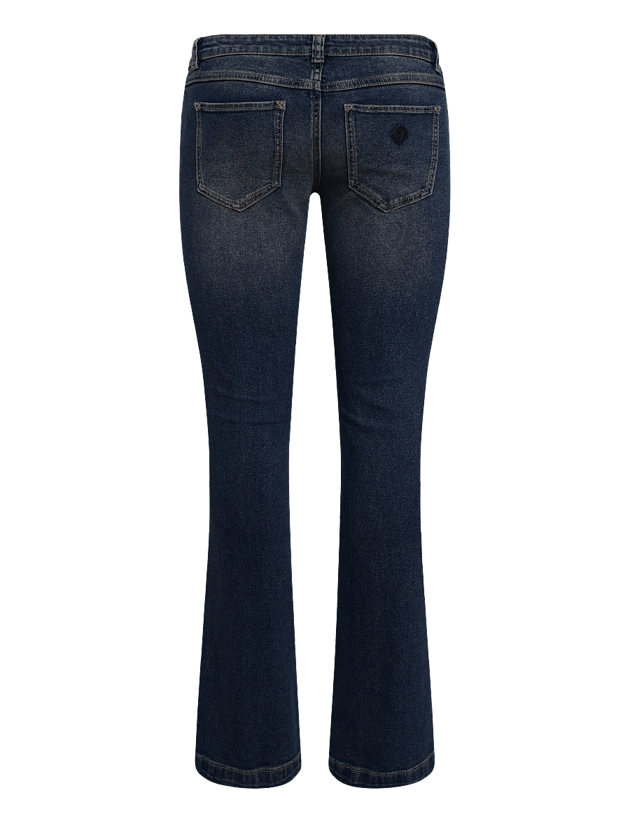 ABRAND - 00 SUPER LOW KICK TALL KIRI - bootcut jeans - blue - 1