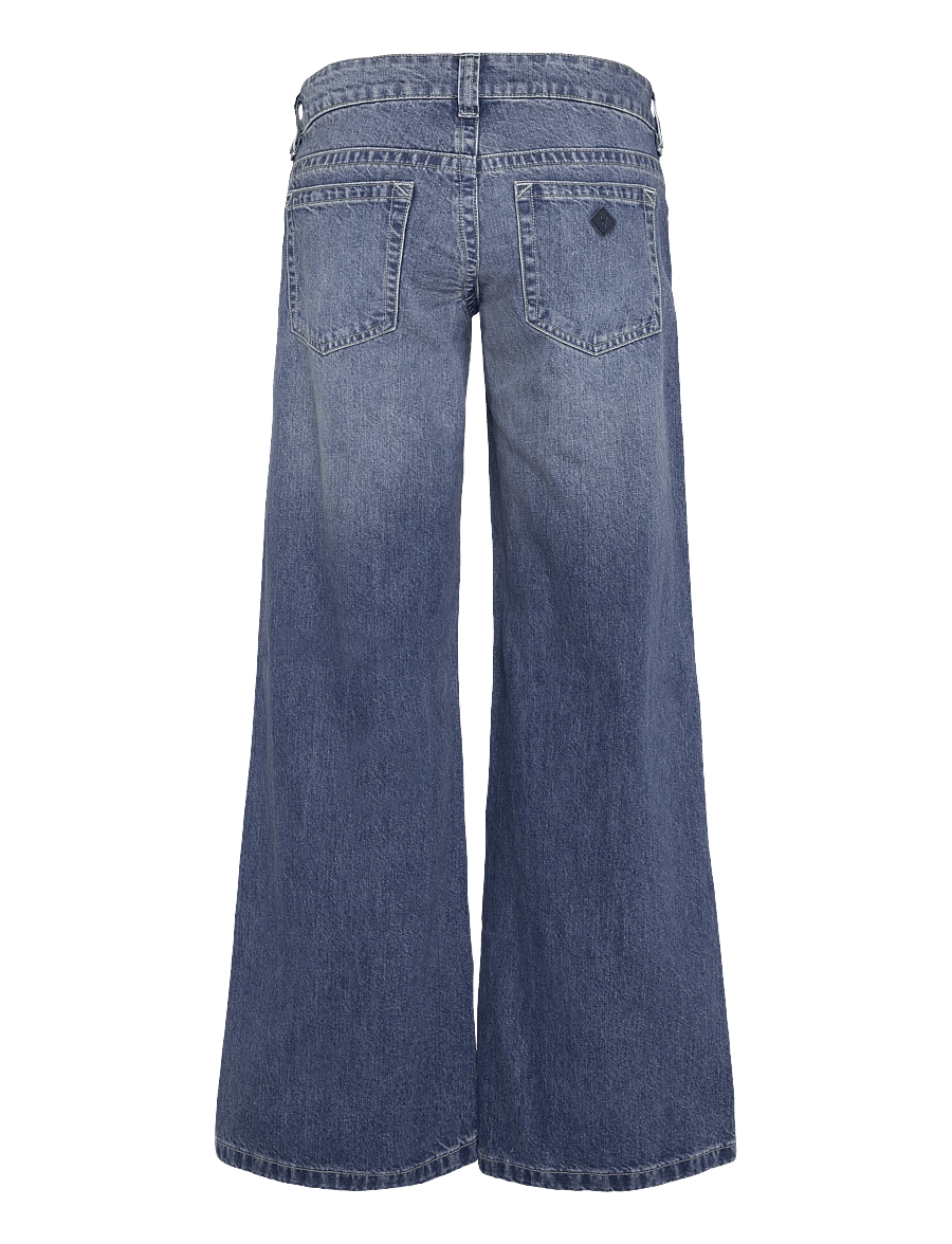 ABRAND - 00 SUPER LOW WIDE TALL EVELYN RCY - hosen mit weitem bein - blue - 1