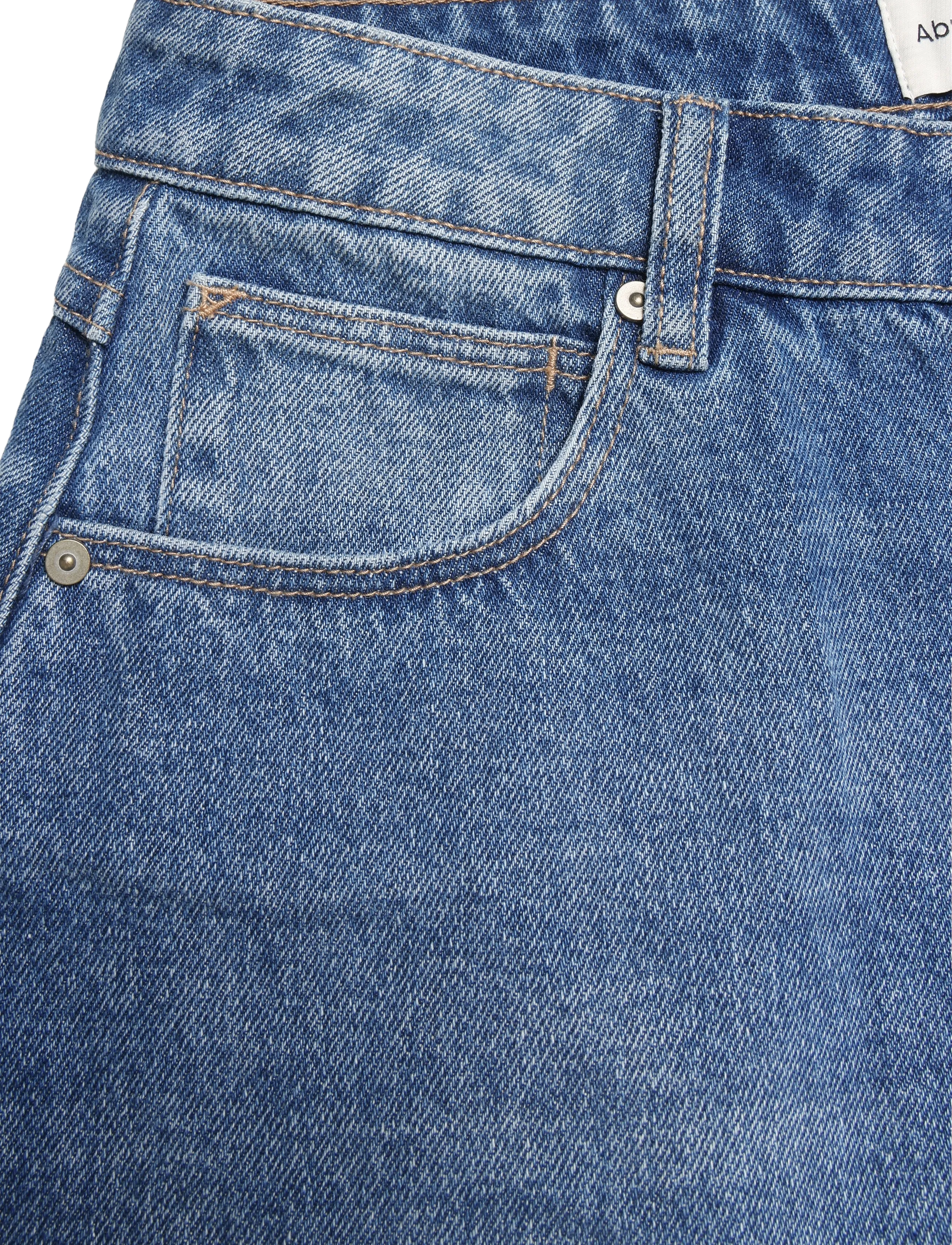 ABRAND - 95 MID BARREL IVY IVY - barrel jeans - blue - 2