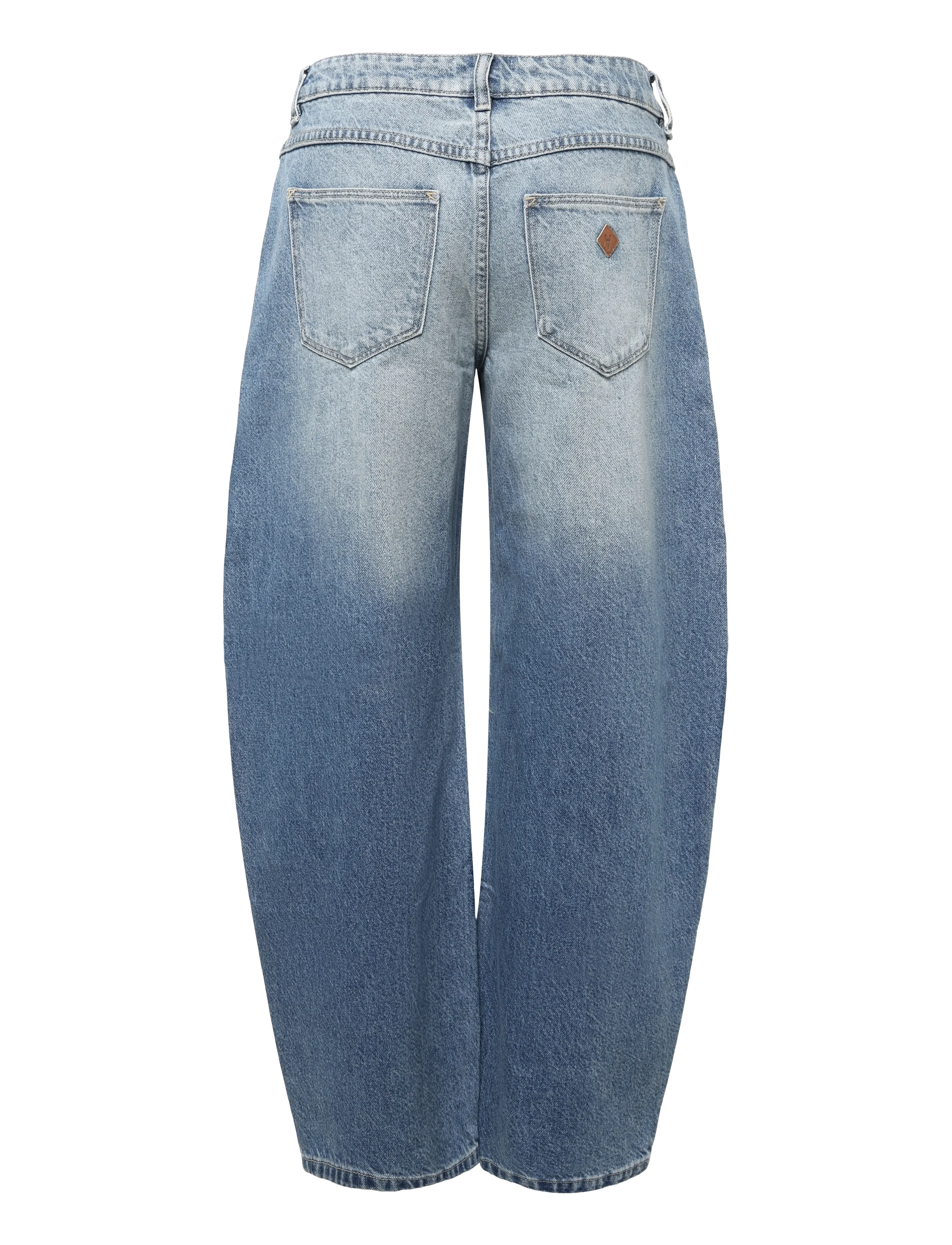 ABRAND - 99 LOW BARREL CELESTE CELESTE - barrel jeans - blue - 1