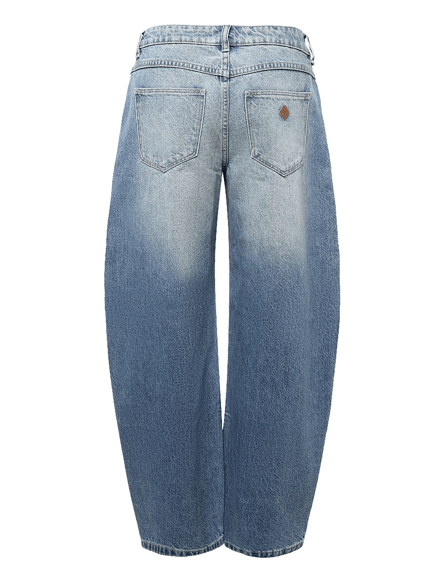 ABRAND - 99 LOW BARREL CELESTE CELESTE - barrel jeans - blue - 1