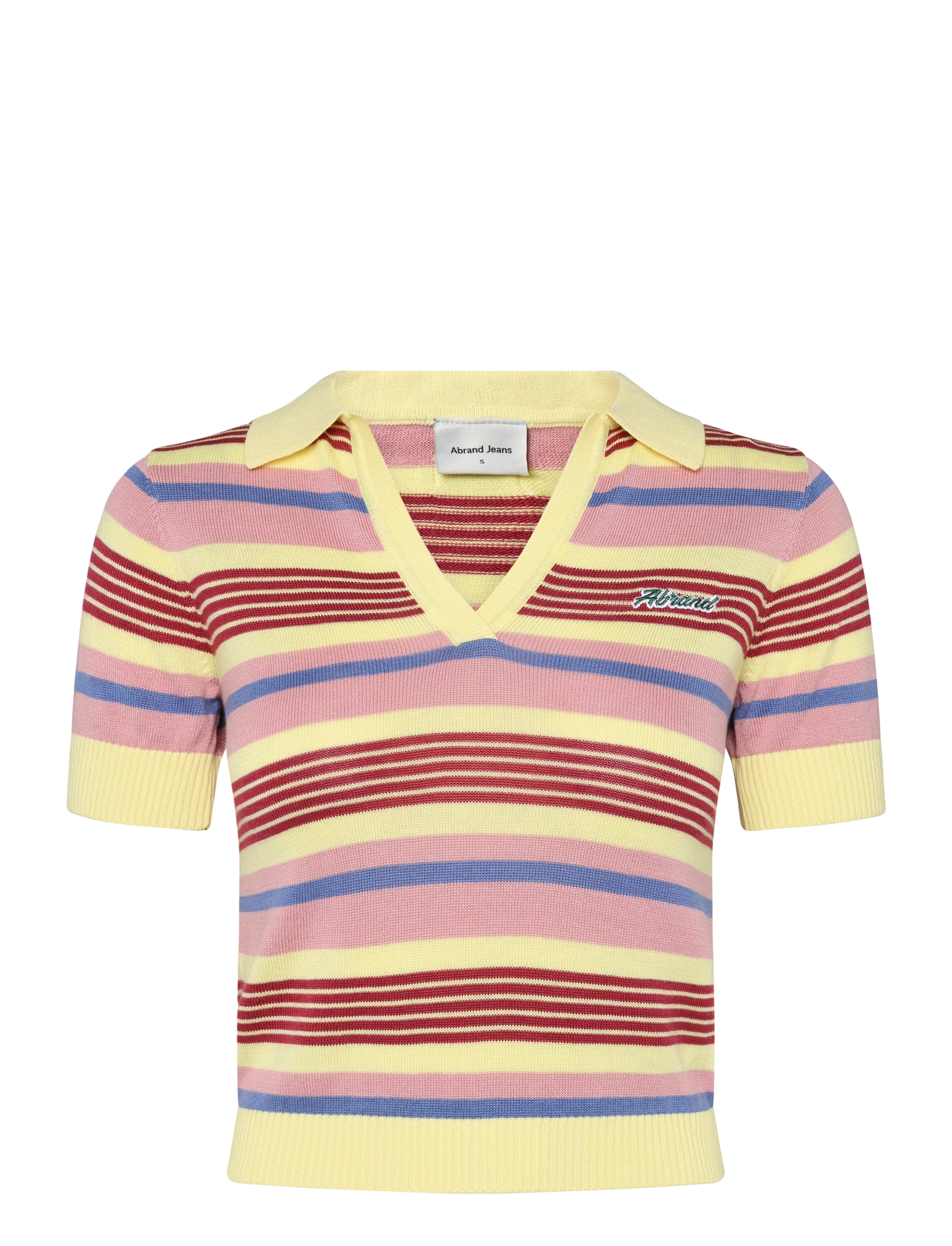 ABRAND TEAM PLAYER KNIT POLO MULTI - T-särgid ja topid - MULTI / multi