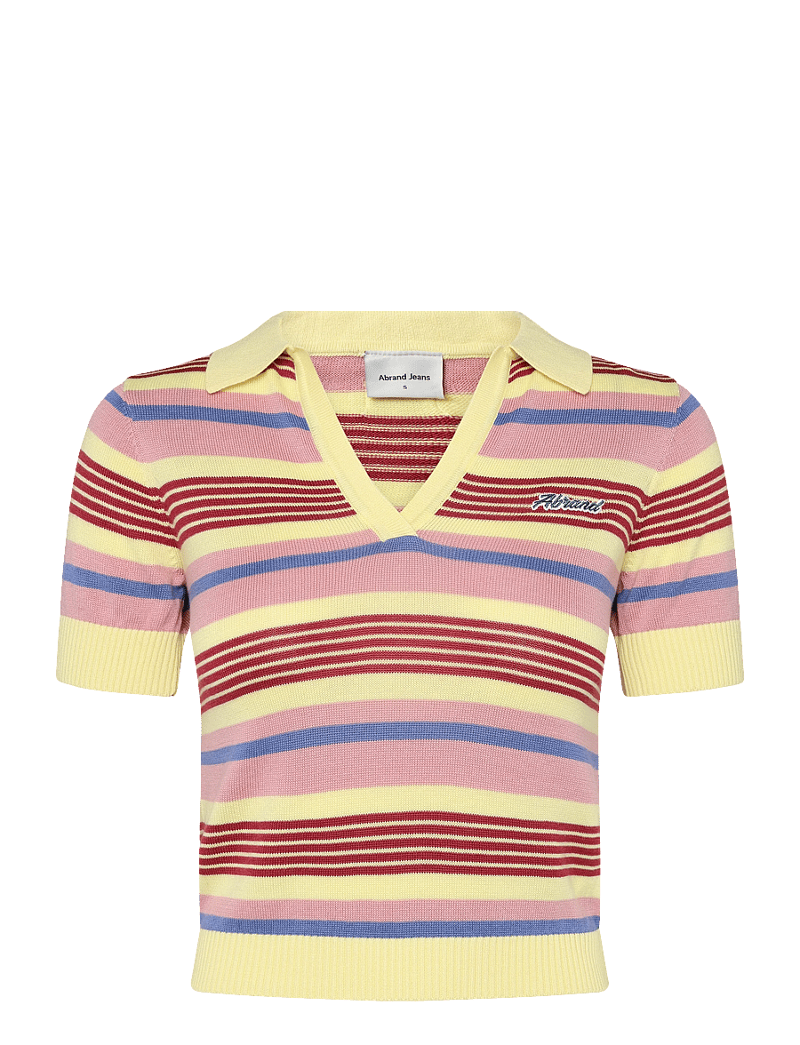 ABRAND - TEAM PLAYER KNIT POLO MULTI - polosärgid - multi - 0