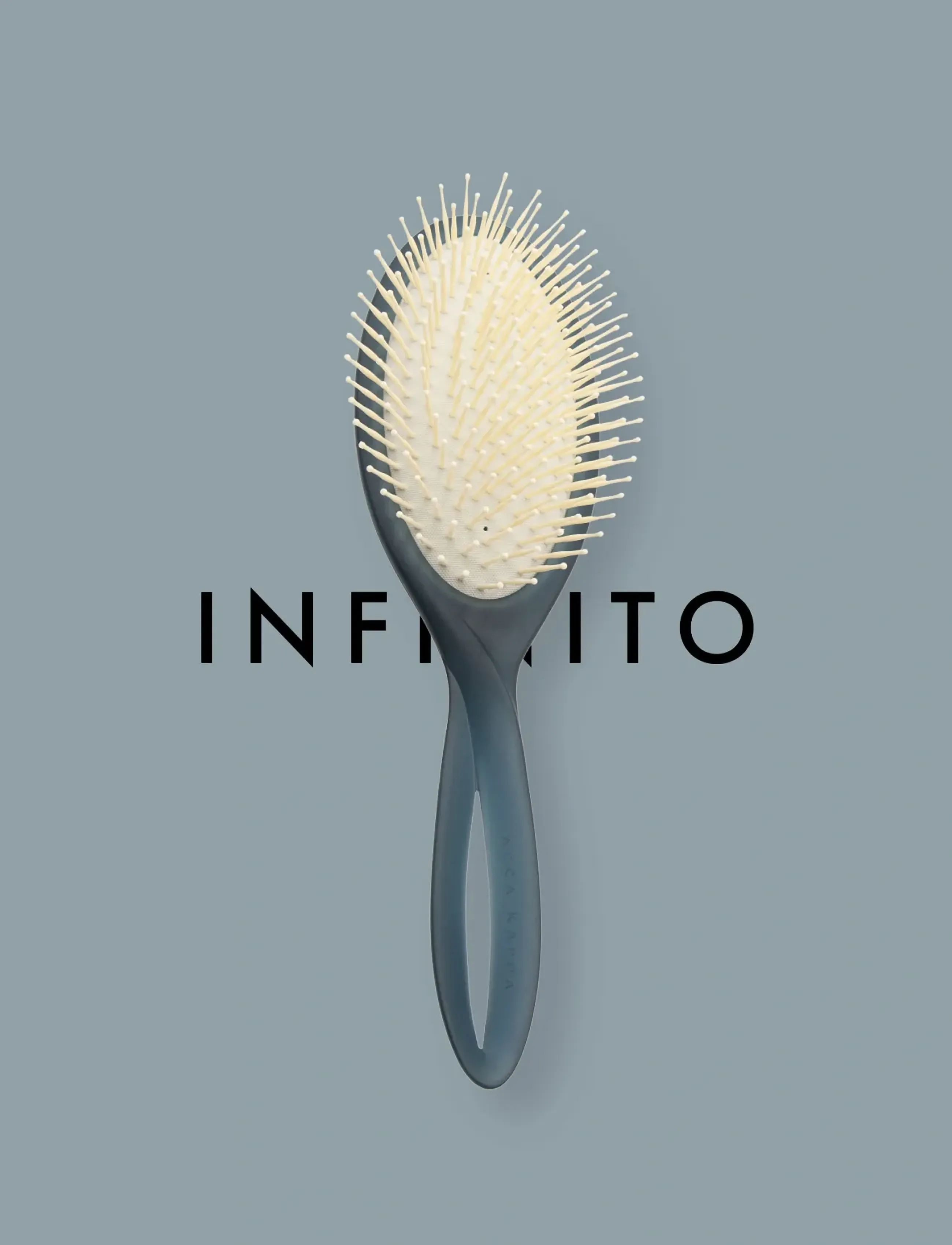 Acca Kappa Infinito Hair Brush Pom Pins, One Size, Blue, Hårbørster Og Kamme > Detangling Brush, Dame