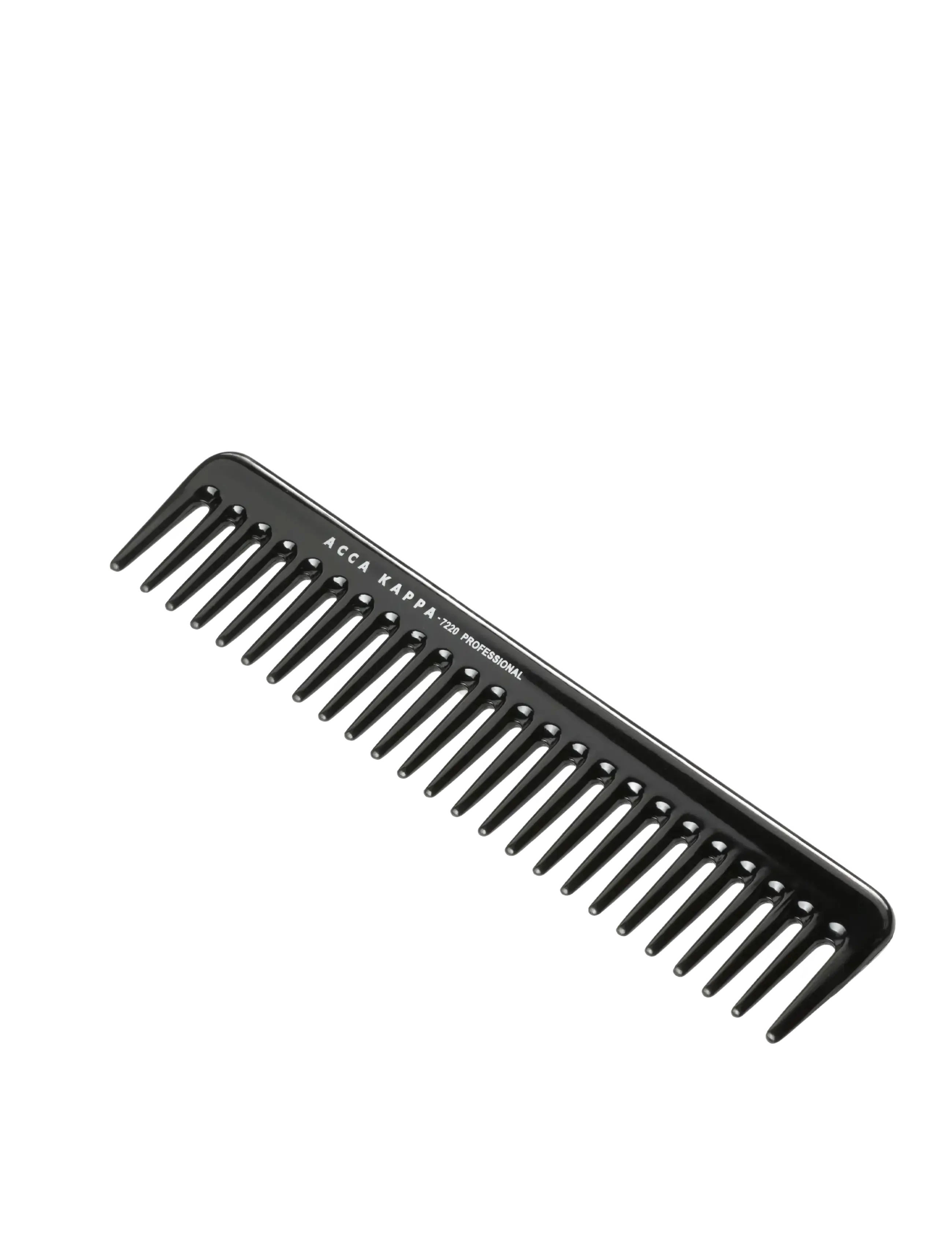 Acca Kappa Professional Comb Mesh Drying 7220 Black, Kam, Sort, Str: ONE SIZE