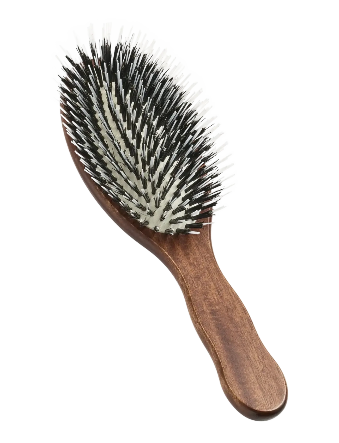 Acca Kappa - HAIR EXTENSION - OVAL BRUSH - KOTIBEﾴ WOOD - 100% BOAR BRISTLES & TWIN NYLON MON - udredningsbørster - brown - 2
