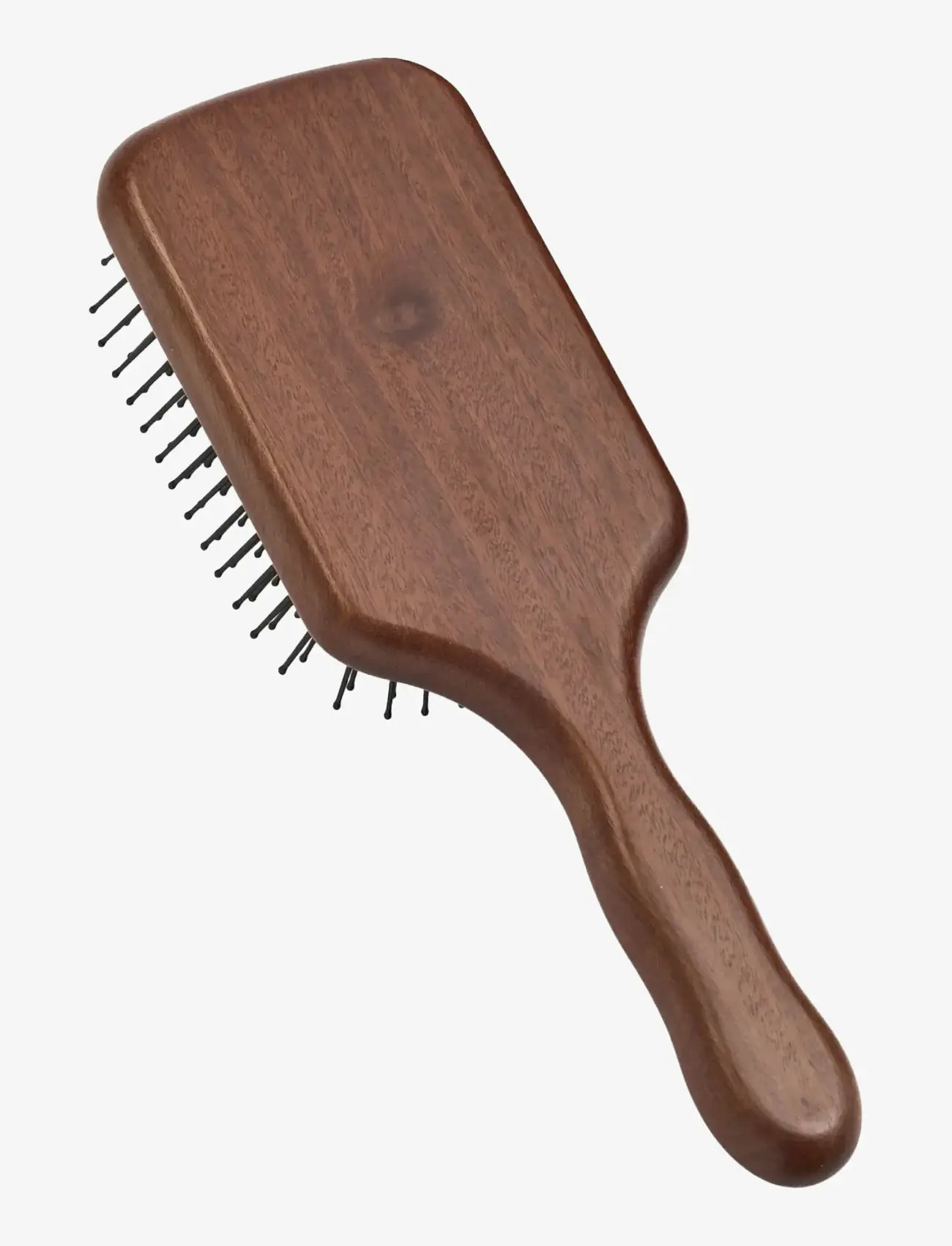 Acca Kappa - PADDLE BRUSH - KOTIBEﾴ WOOD - POM PINS - paddelbørste - brown - 2
