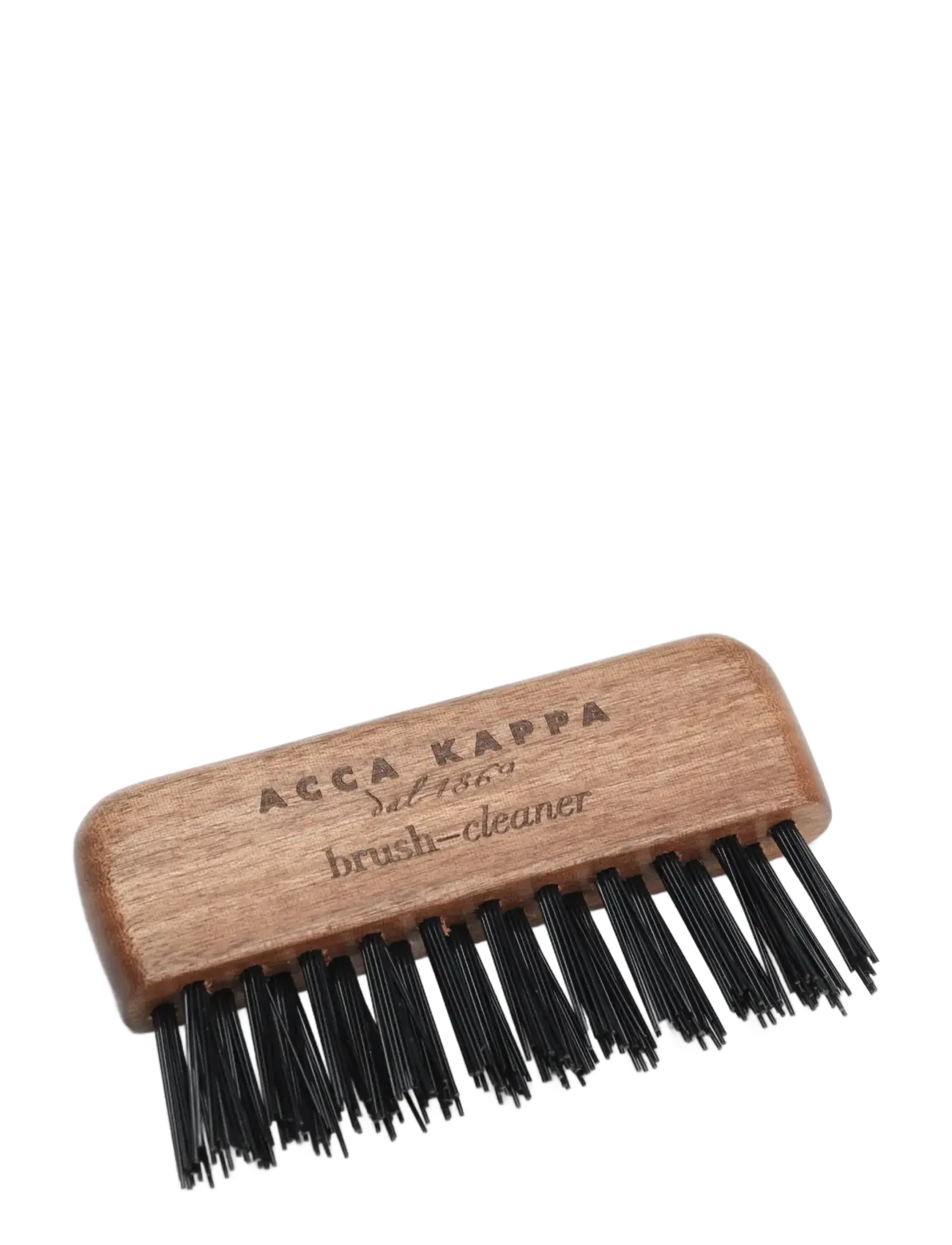 Acca Kappa Brush & Comb Cleaner -Kotibeᄡ Wood- Black Nylon, Kam, Brun, Str: ONE SIZE