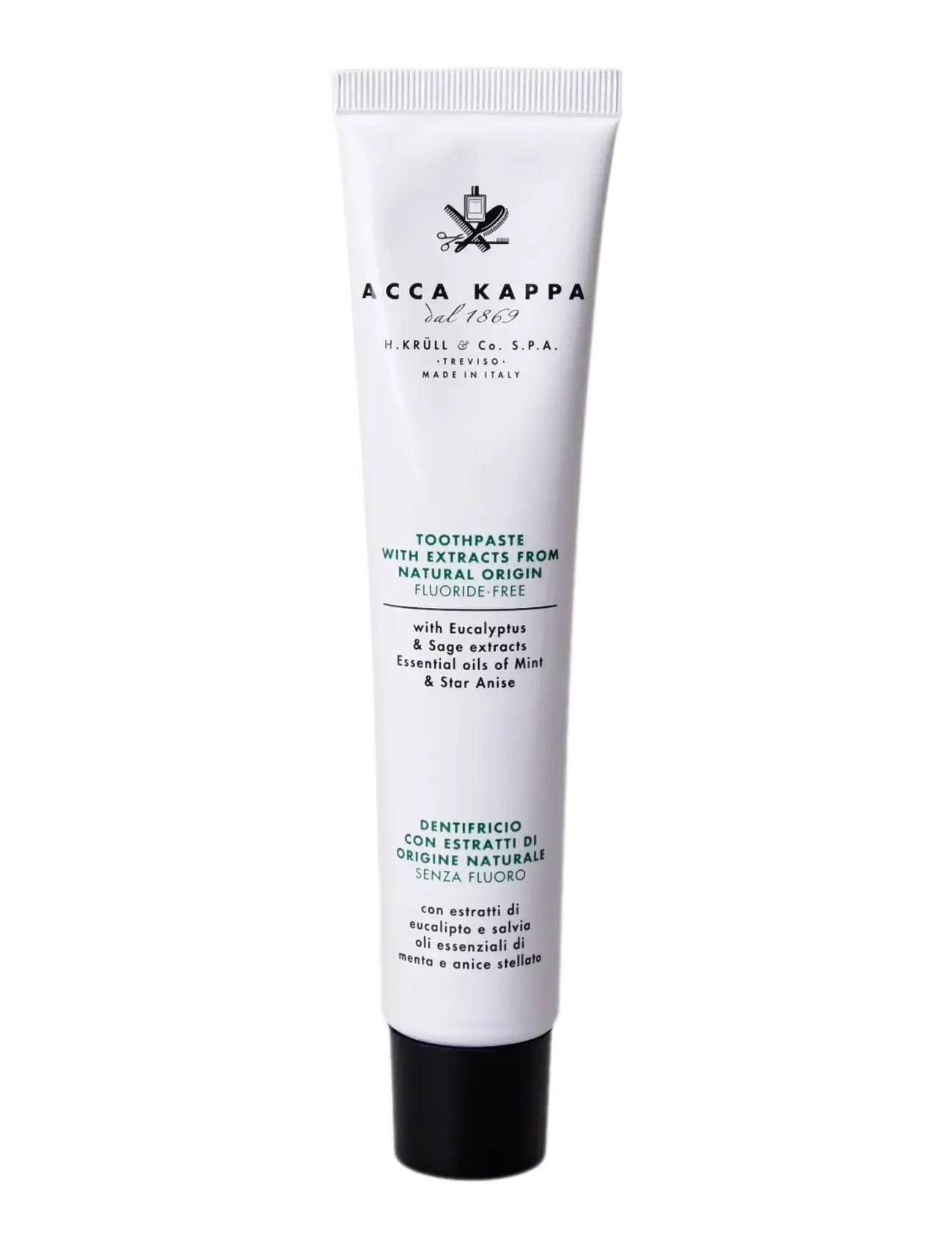 Acca Kappa Toothpaste With Natural Extracts 100 Ml, Tandpasta, Nude, Str: 100 ML