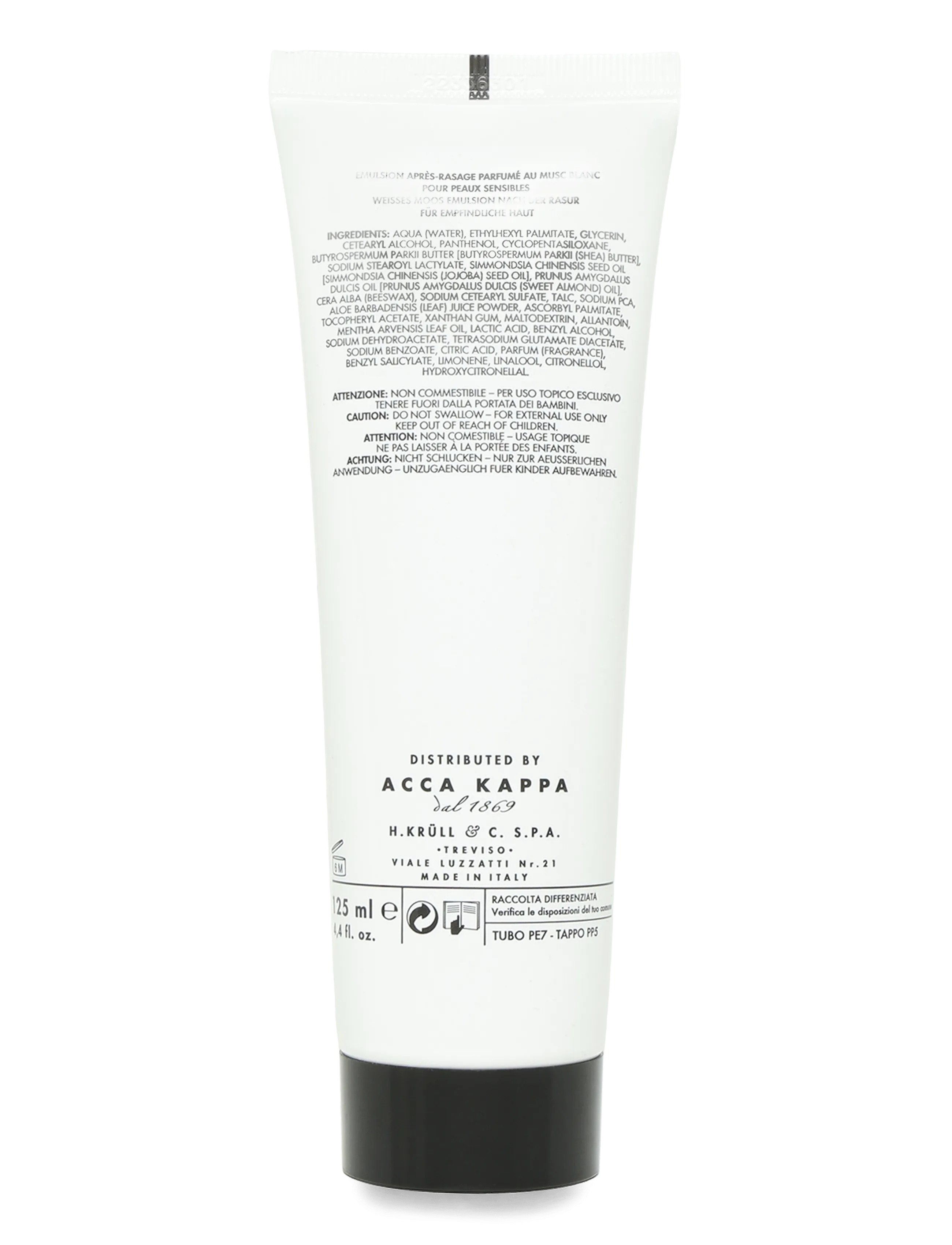 Acca Kappa - WHITE MOSS - AFTER SHAVE EMULSION 125ML - laveste priser - white - 1