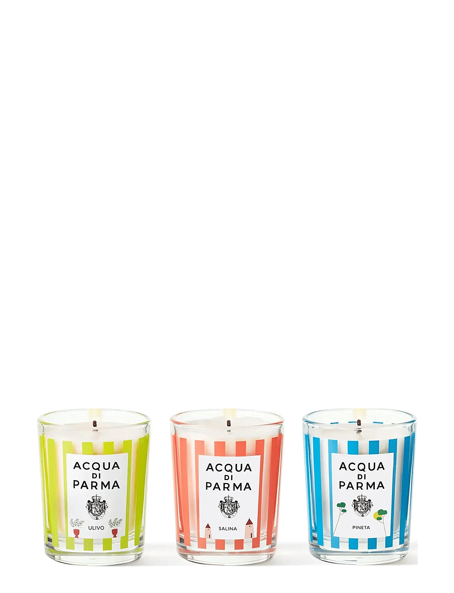 Acqua di Parma - Candles trio set 70g summer 2025 - mõlemale soole - clear - 1