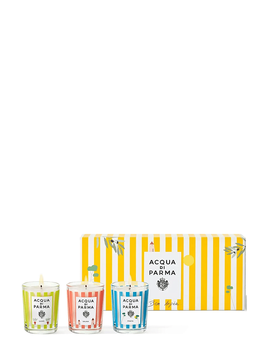 Acqua di Parma - Candles trio set 70g summer 2025 - mõlemale soole - clear - 2
