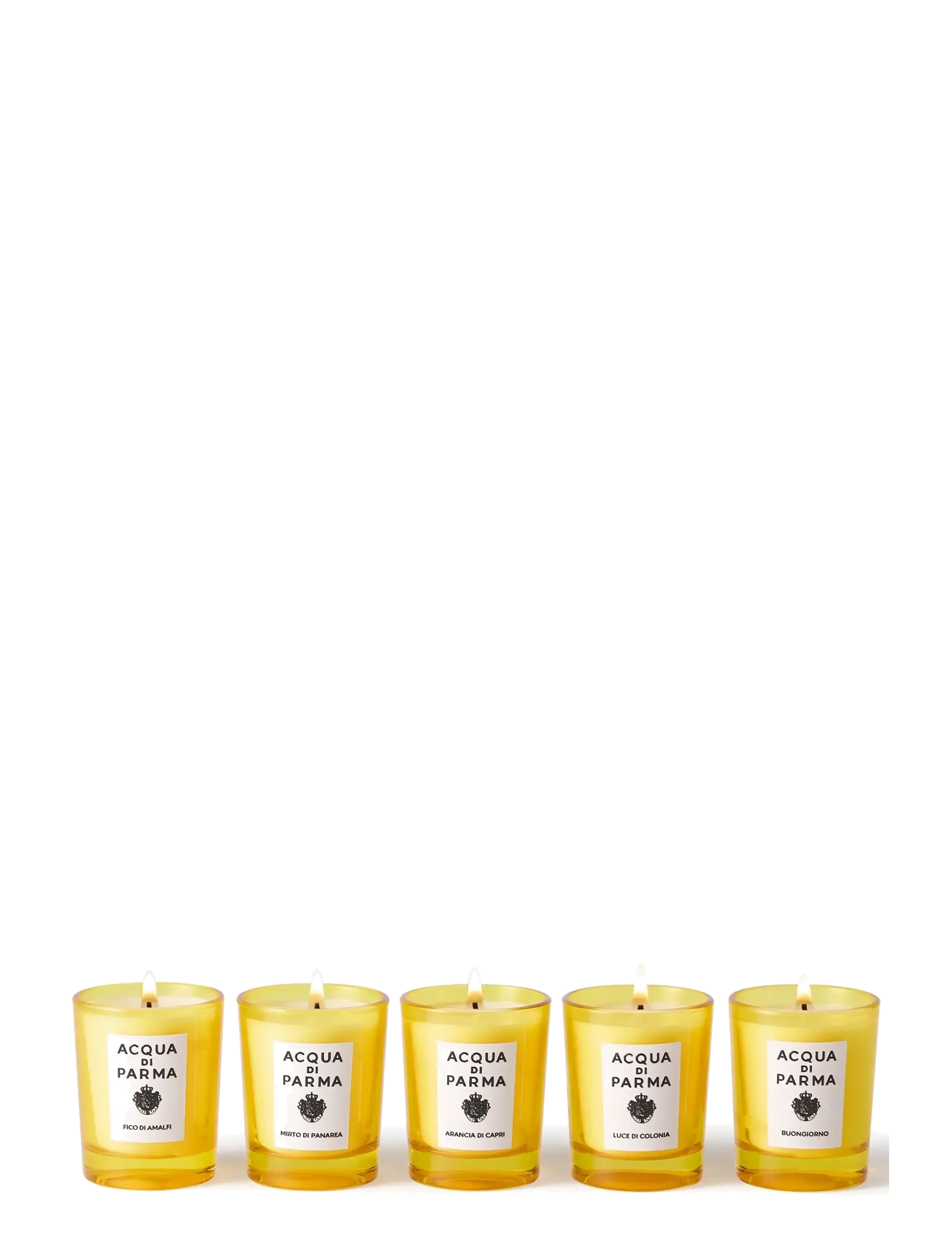Acqua di Parma - HOLIDAY 2025 CANDLE SET 5X28 GR - clear - 2