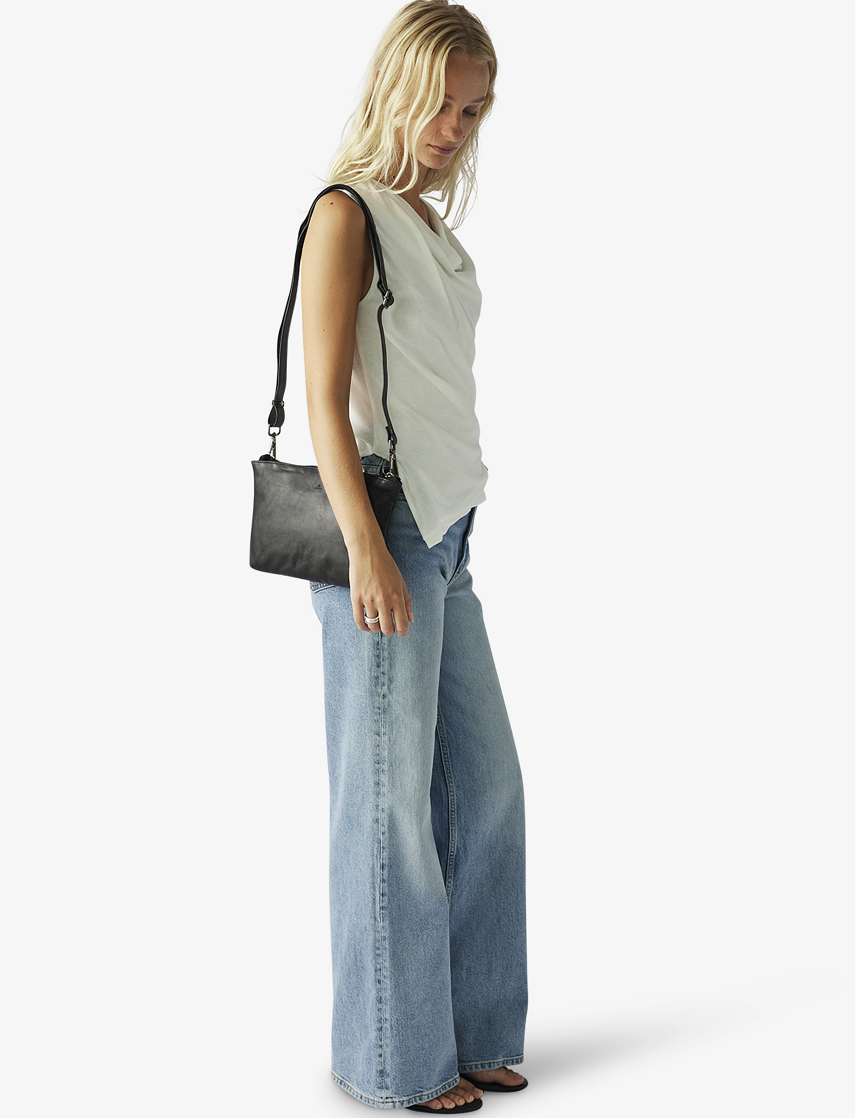 Adax Pixie Combi Clutch Meta, Kvinder, Kombi Clutch, Sort, Str: ONE SIZE