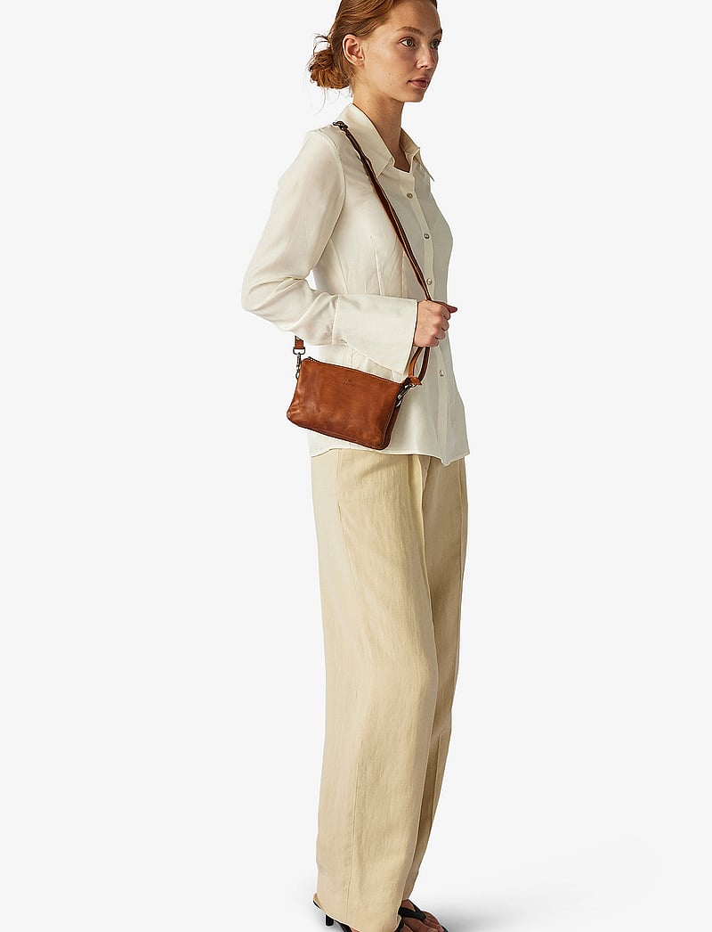 Adax - Pixie combi clutch Meta - mode trends - cognac - 0