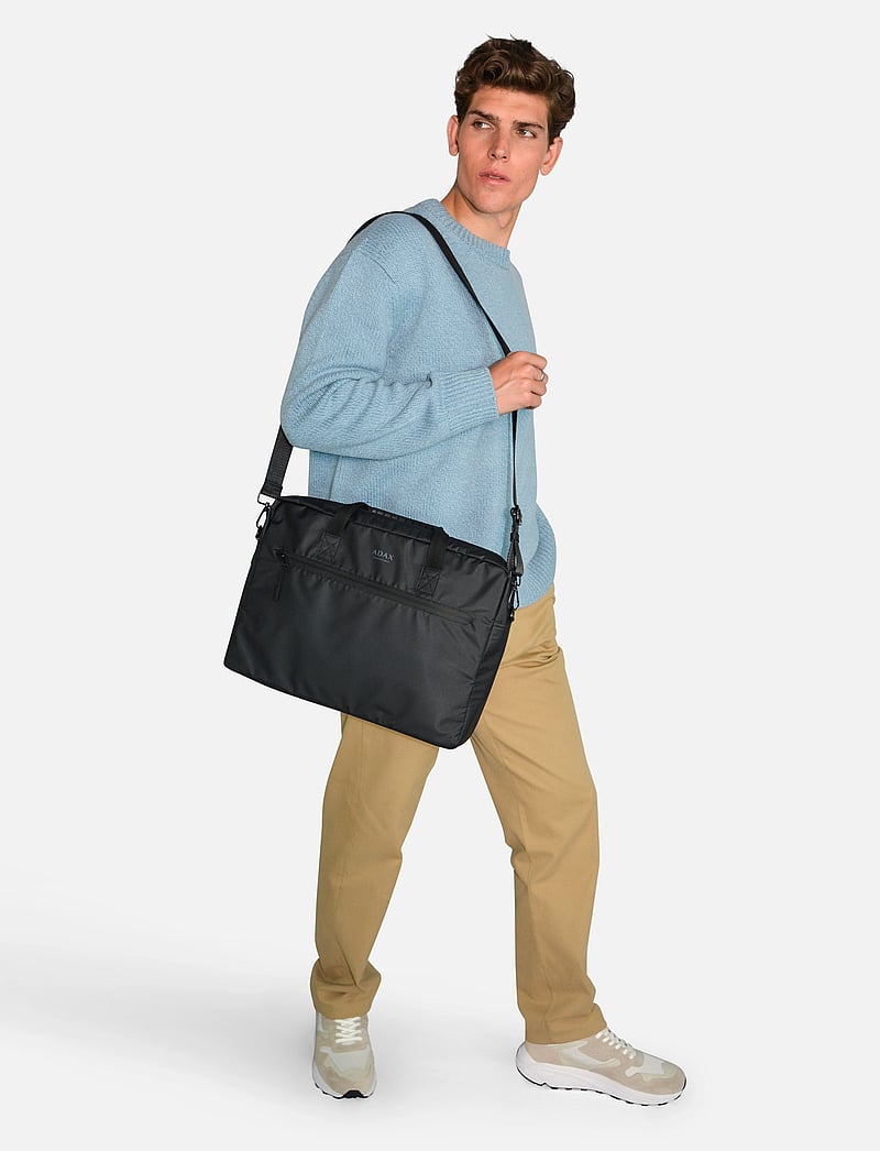 Adax - Senna portfolio Ayrton - laptoptaschen - black - 0