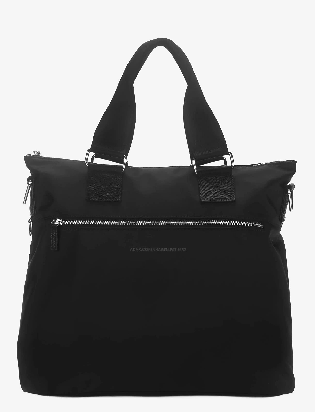 Adax - Novara shopper Frid - tote bags - black - 0