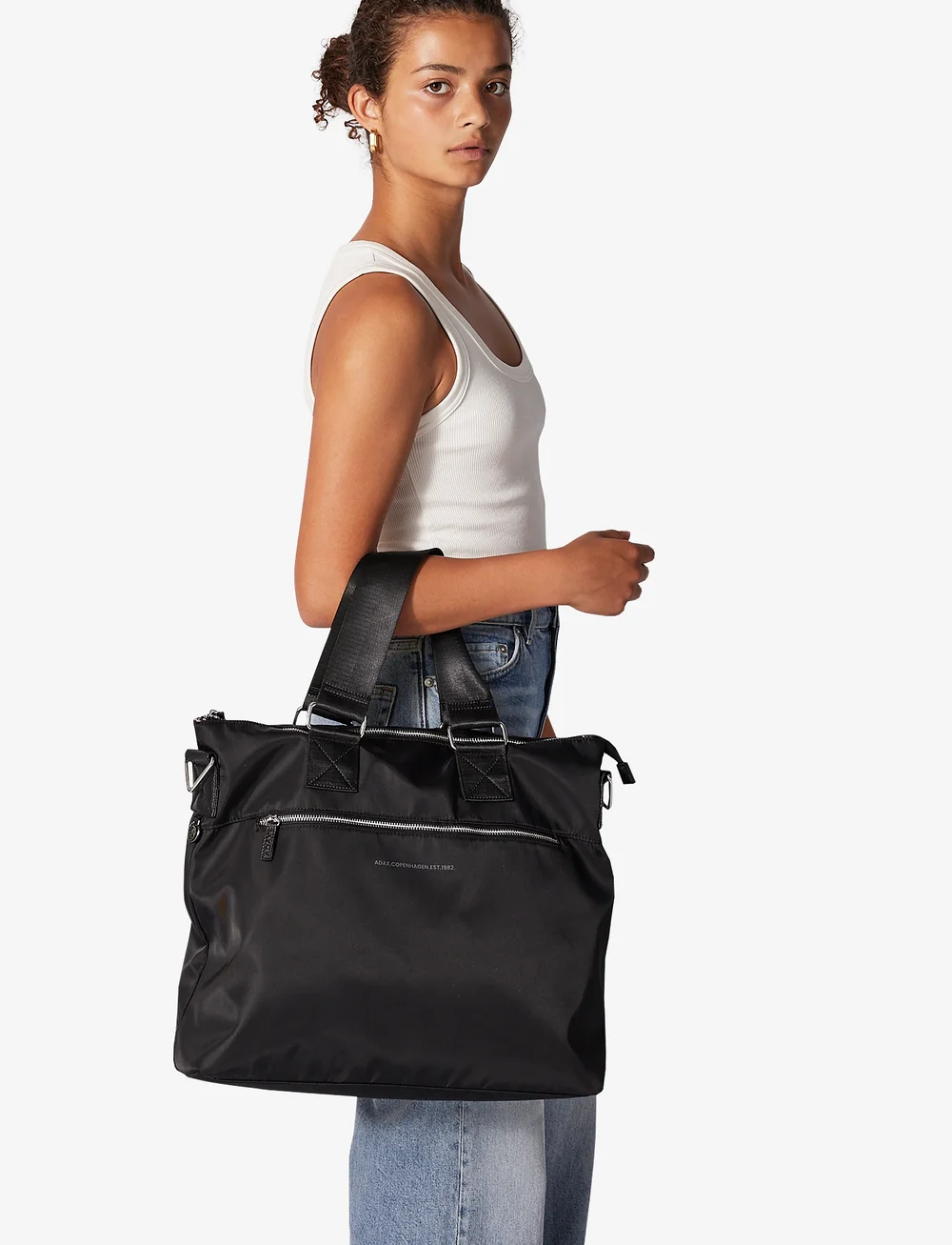 Adax - Novara shopper Frid - tote bags - black - 5
