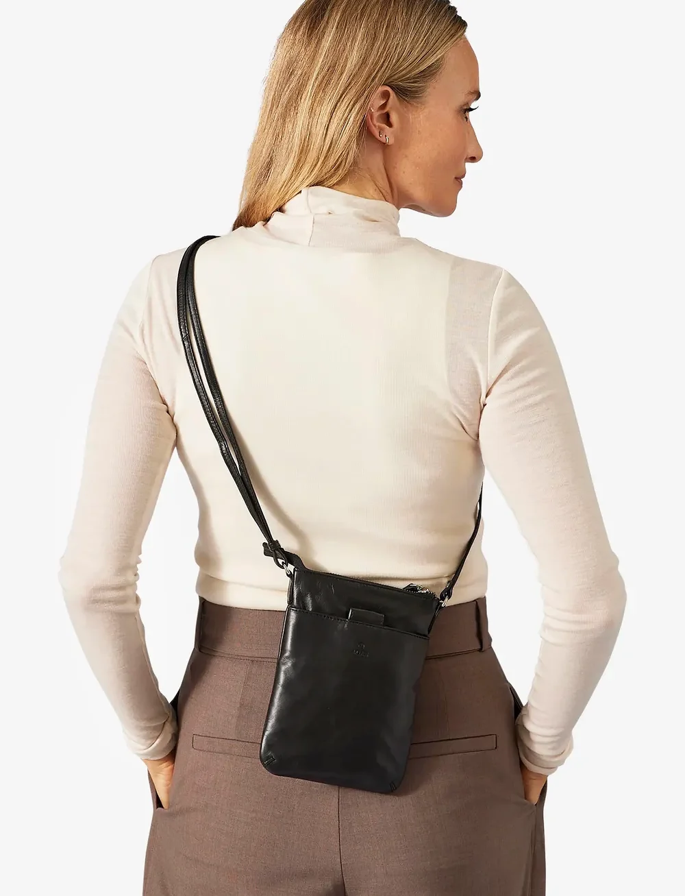 Adax - Amalfi shoulder bag Abbie - modetrender - black - 0