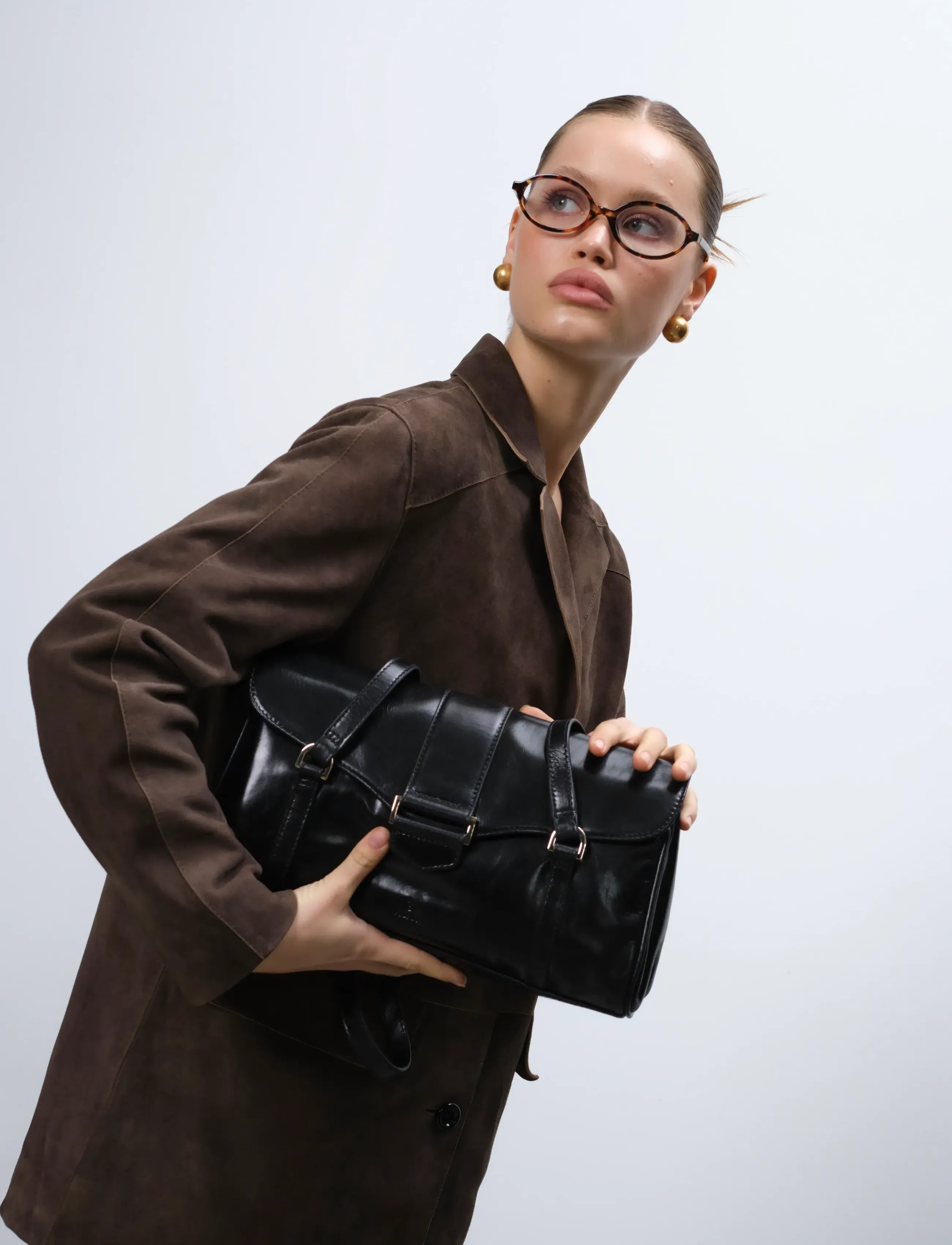 Adax Salerno Handbag Megan, One Size, Black, Tasker > Tasker Med Tophåndtag, Dame