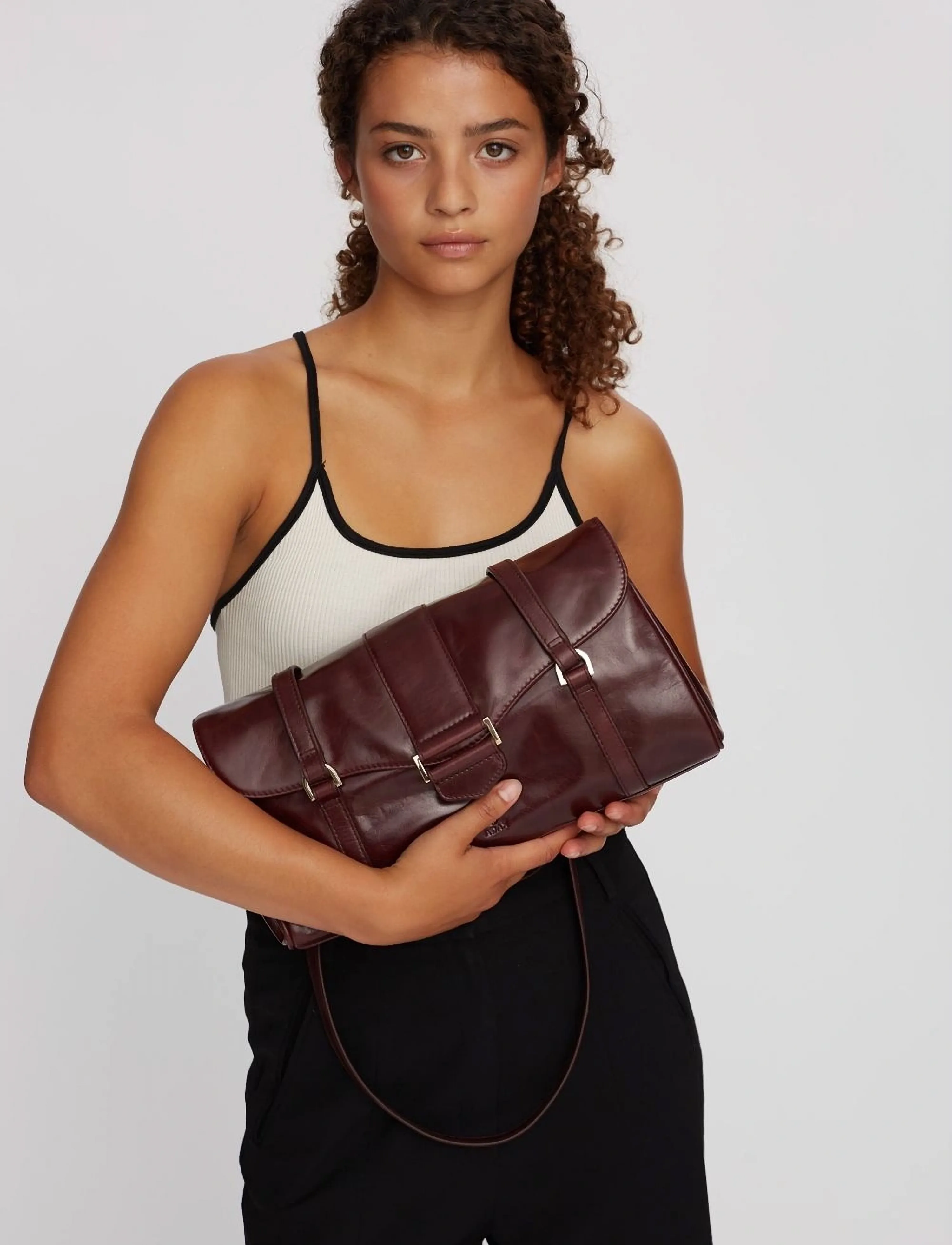 Adax Salerno Handbag Megan, One Size, Grey, Tasker > Tasker Med Tophåndtag, Dame