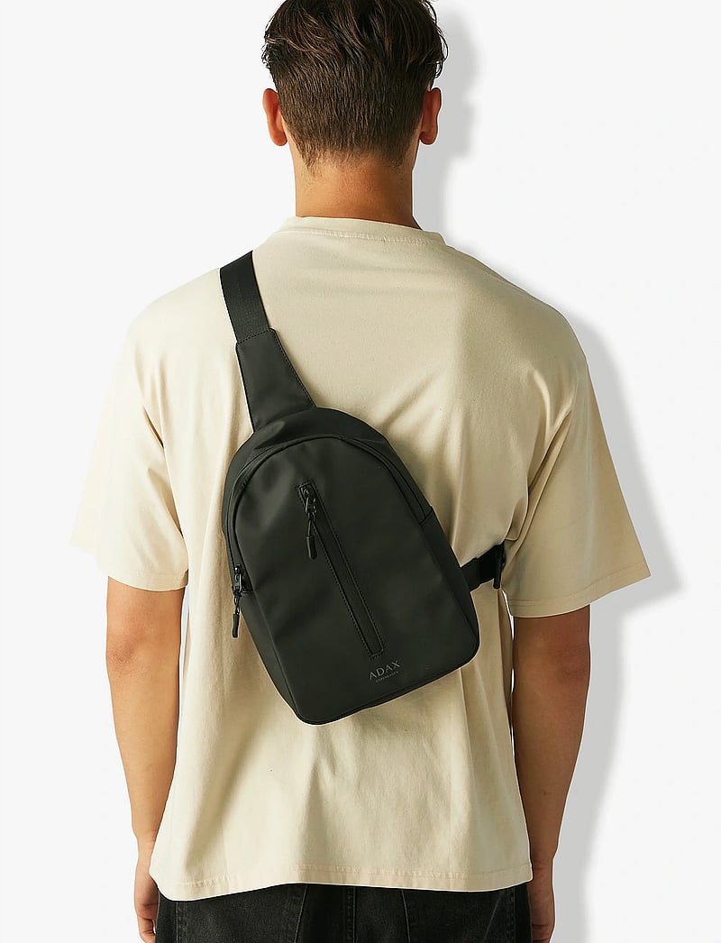 Adax - Senna sling bag Tiger - kõhukotid - black - 0