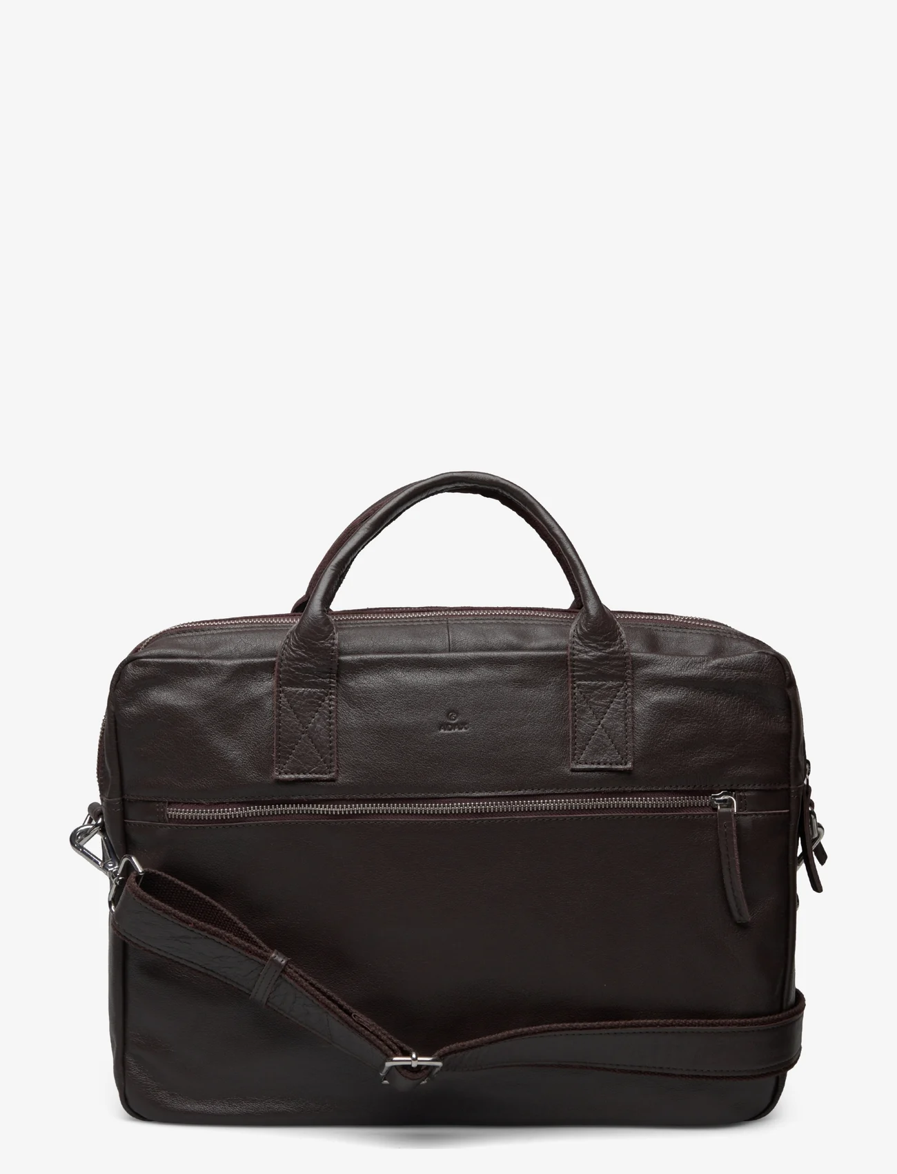 Adax - Prato briefcase Gordon - pc-vesker - dark brown - 0