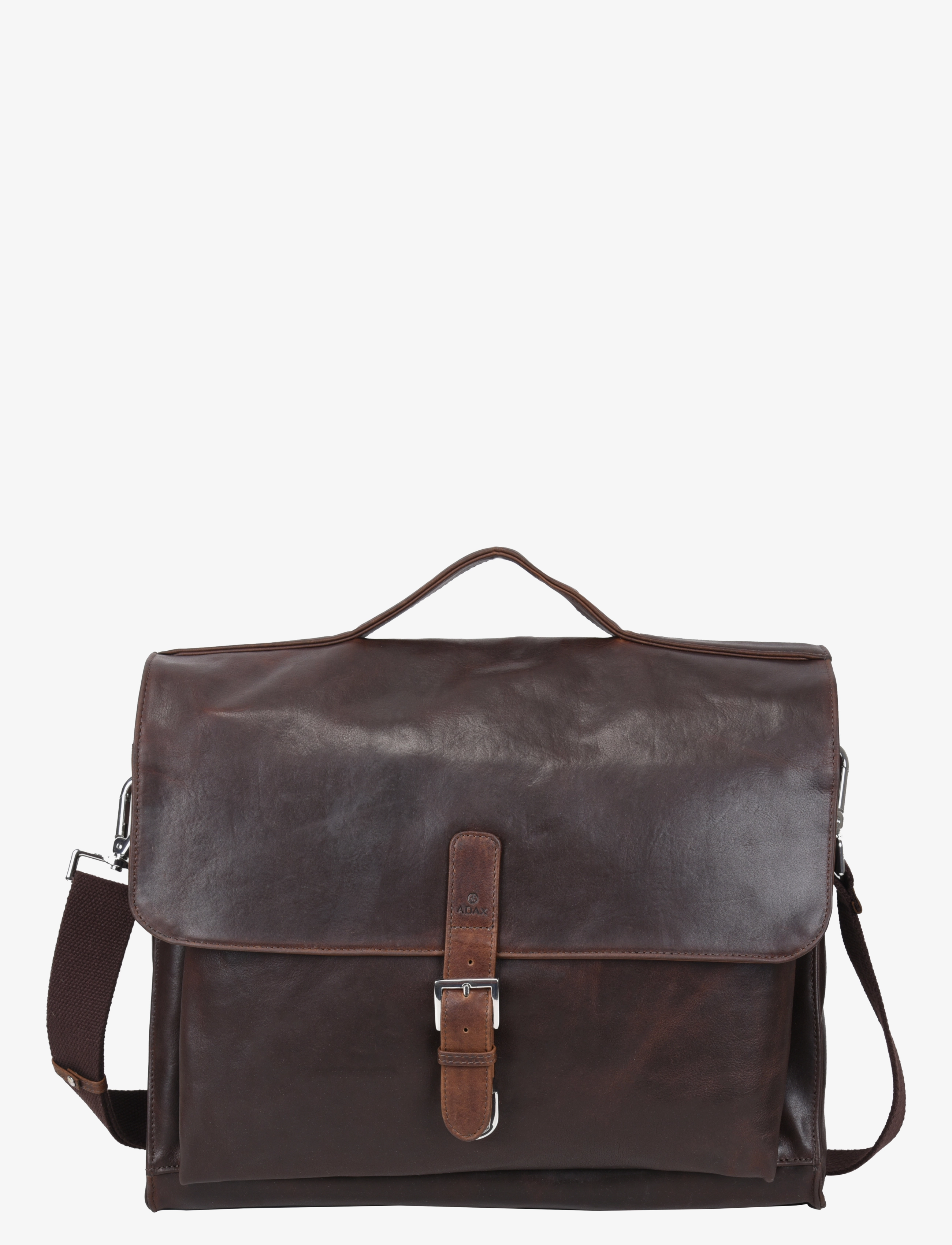 Adax Catania working bag Jarl - PC-vesker - DARK BROWN / brown