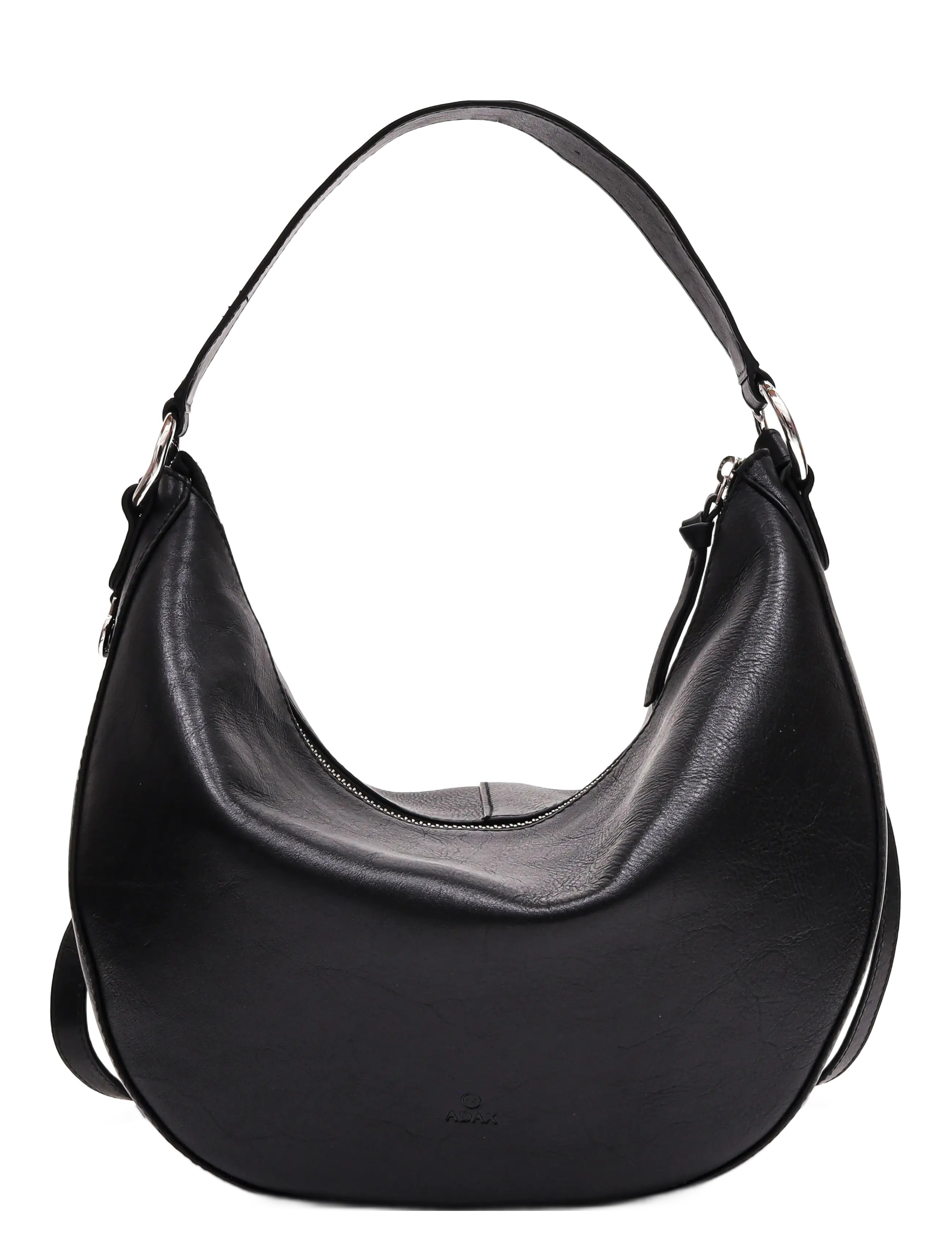 ADAX Portofino Schulter Tasche Lotte Schwarz - One Size - Damen