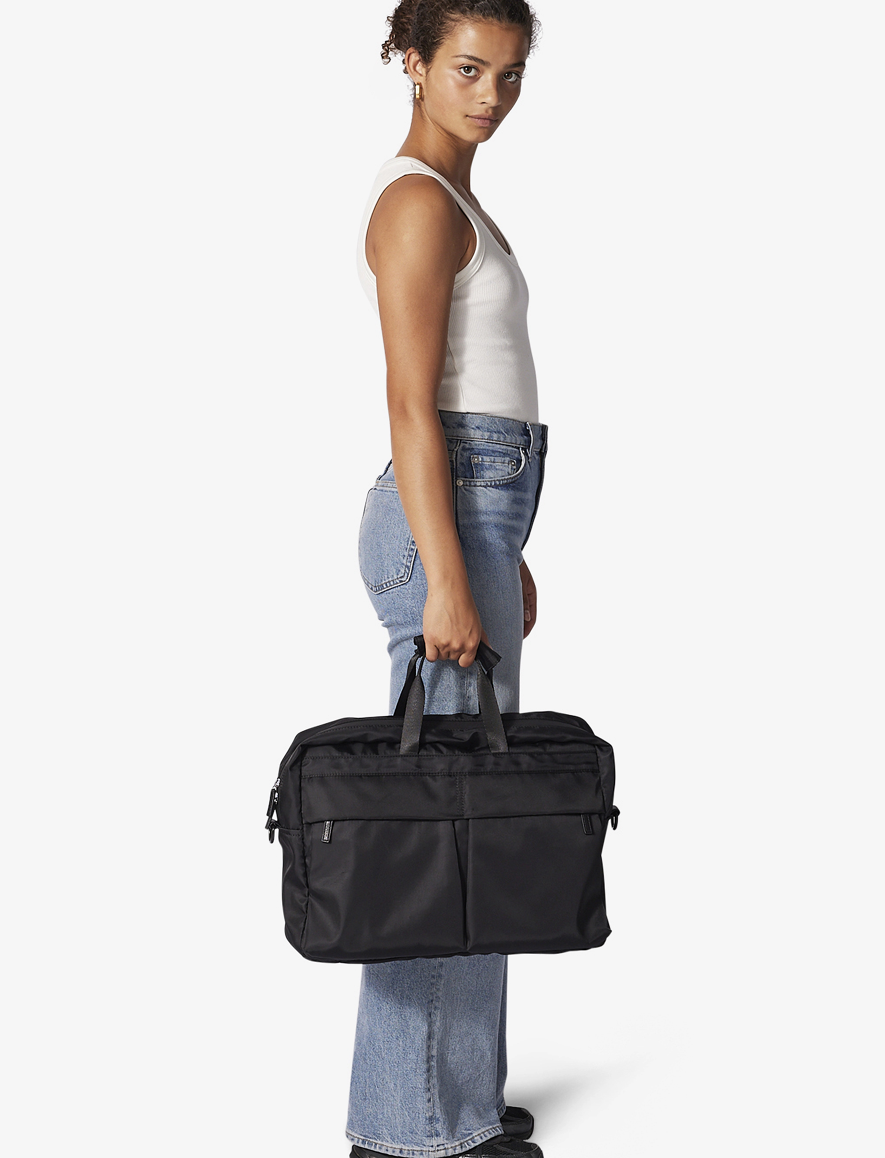Adax Novara Briefcase Willie, Herren, Umhänge-Aktentasche, Schwarz, Gr.ONE SIZE