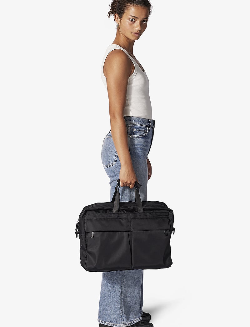 Adax - Novara briefcase Willie - laptoptaschen - black - 0