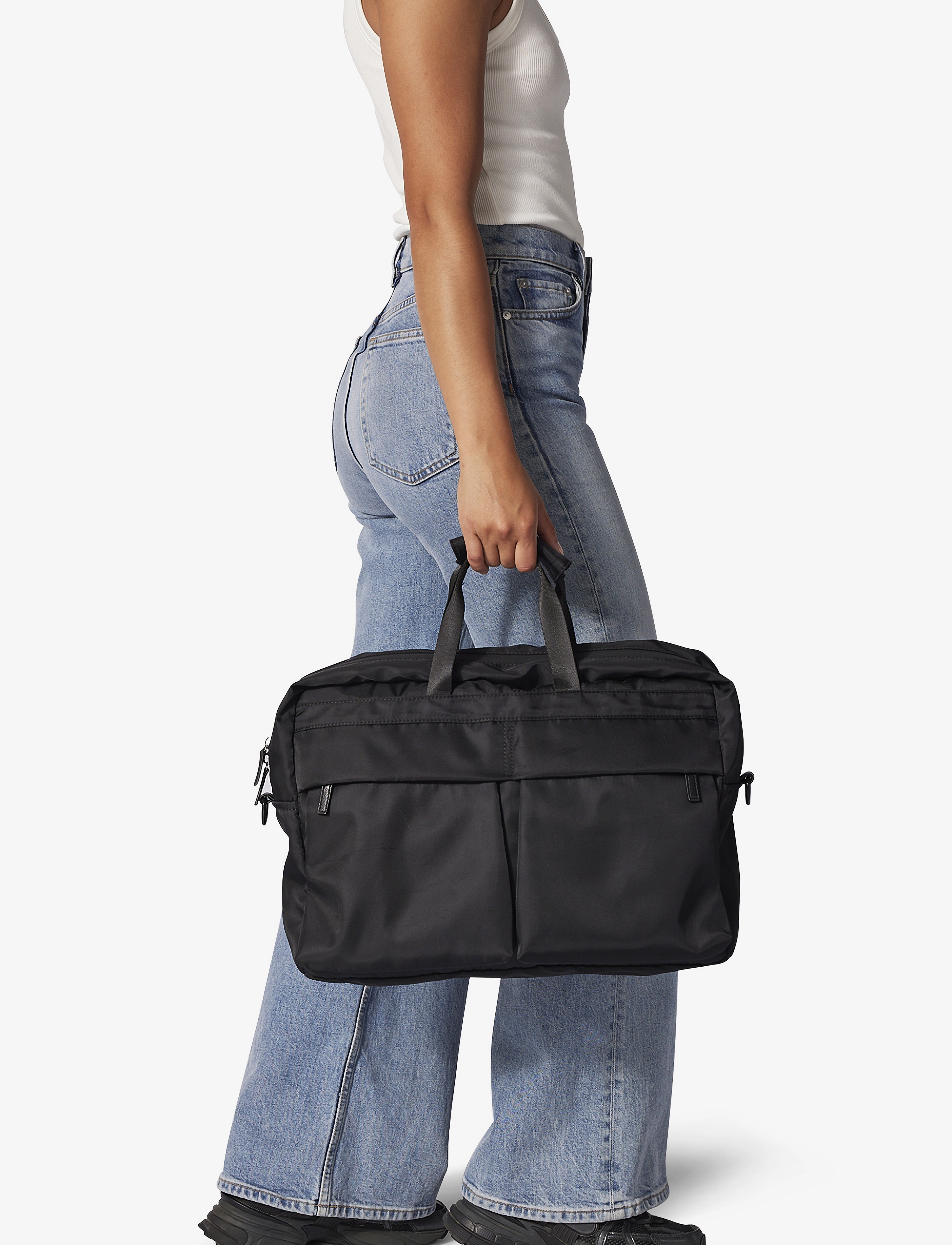Adax - Novara briefcase Willie - laptop-väskor - black - 4