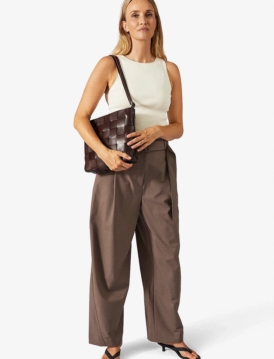 Adax - Limona shoulder bag Marthe - mados tendencijos - chestnut - 5
