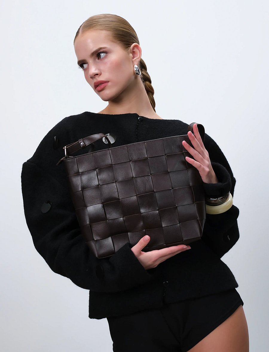 Adax - Limona shoulder bag Marthe - moetrendid - dark brown - 0
