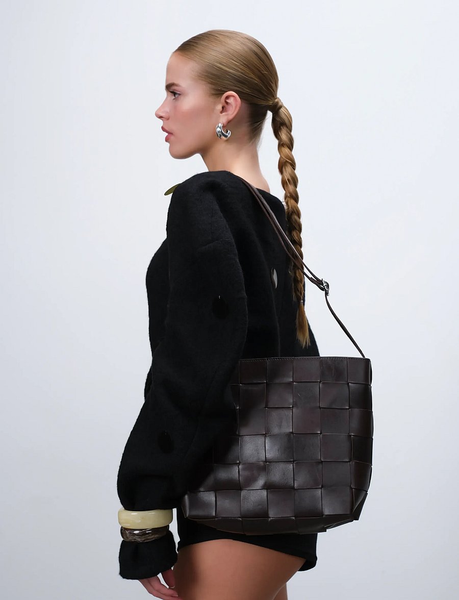Adax - Limona shoulder bag Marthe - moetrendid - dark brown - 5