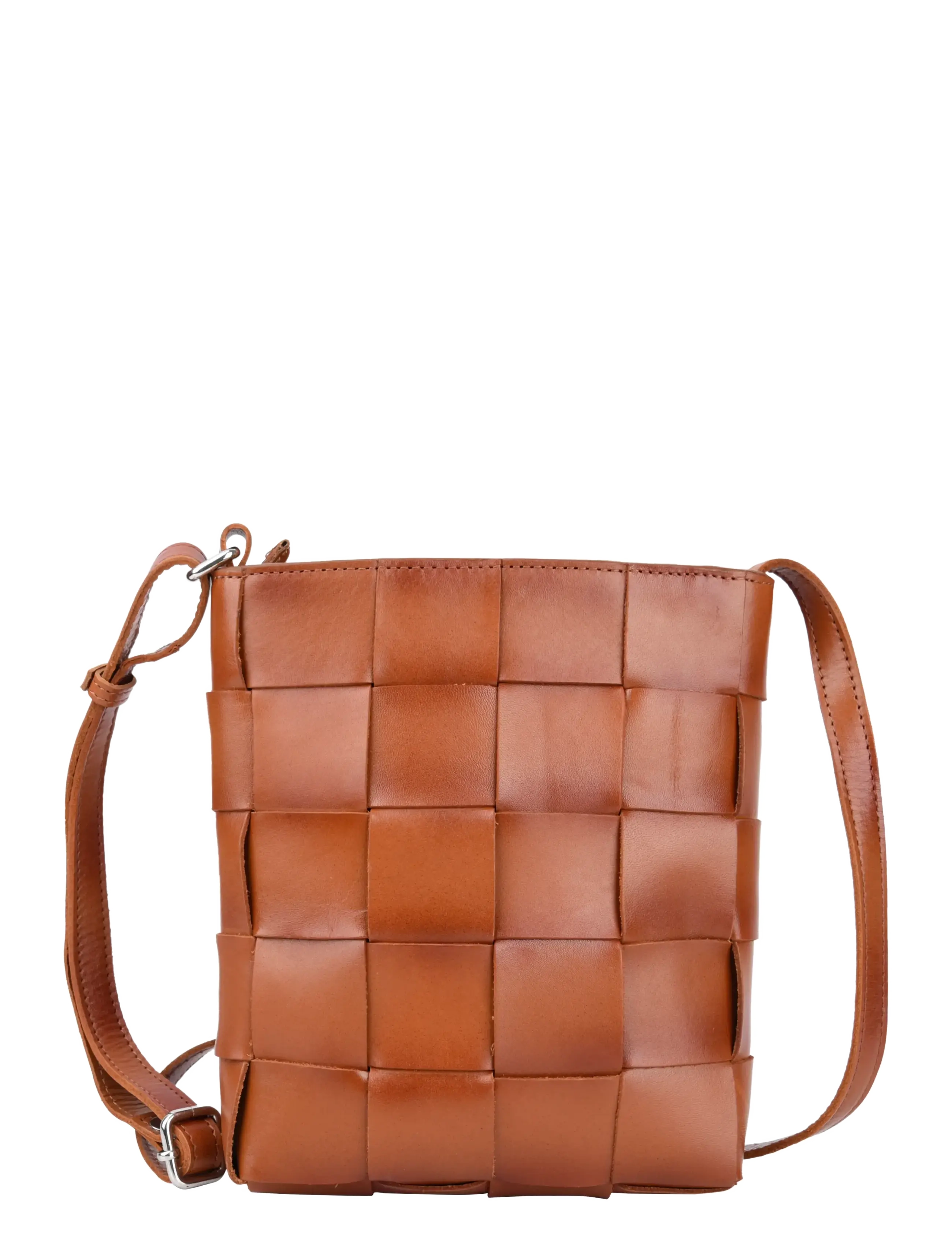 Adax Limona shoulder bag Zelda - Crossbody Bags - CHESTNUT / brown
