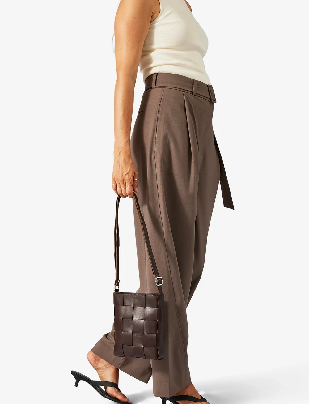 Adax - Limona shoulder bag Zelda - moetrendid - dark brown - 4