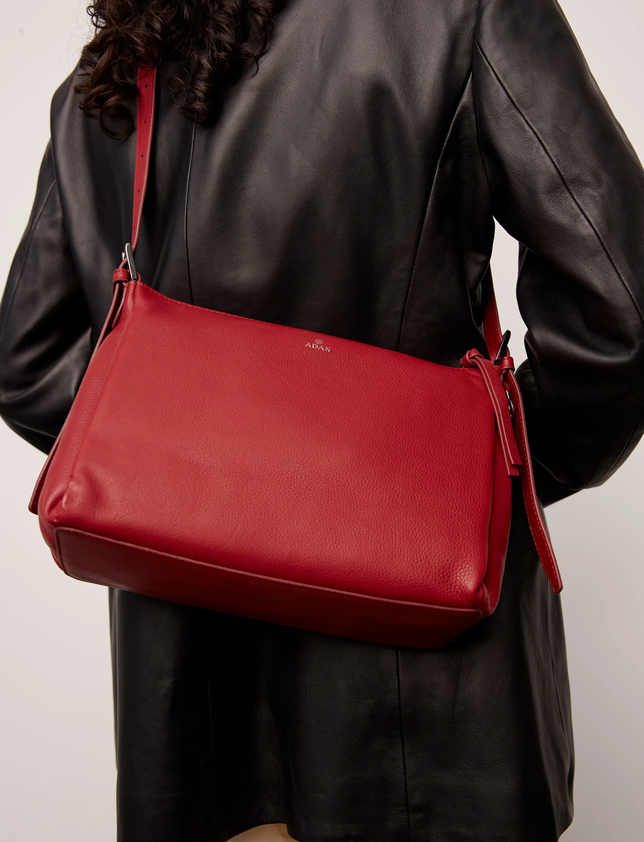 Adax Sorano Shoulder Bag Annika, One Size, Bags, Burgunderrot - Small Bags-crossbody Frauen
