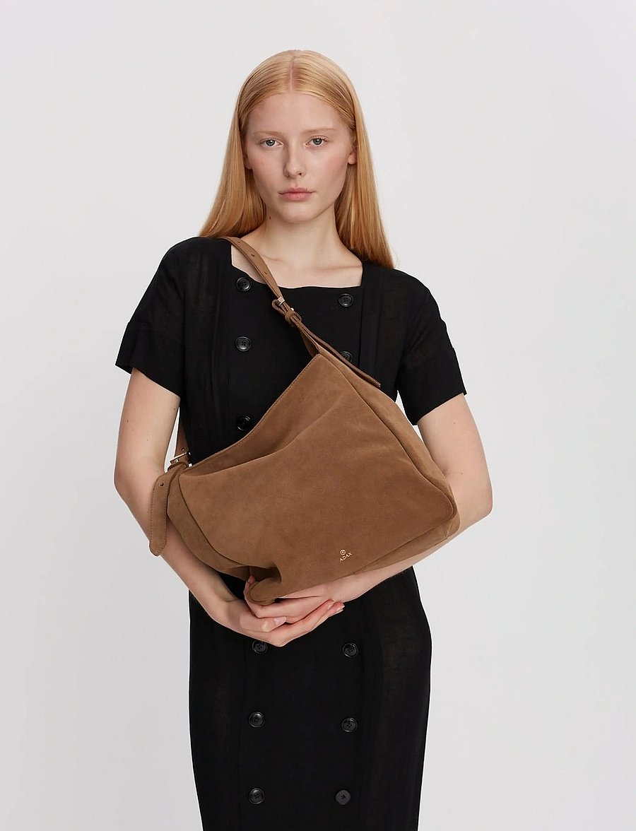 Adax - Rozzano shoulder bag Lolly - modetrender - latte - 0