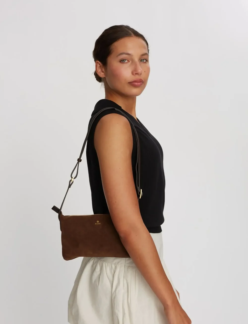 Adax - Rozzano shoulder bag Lilly - modetrender - chocolate - 5