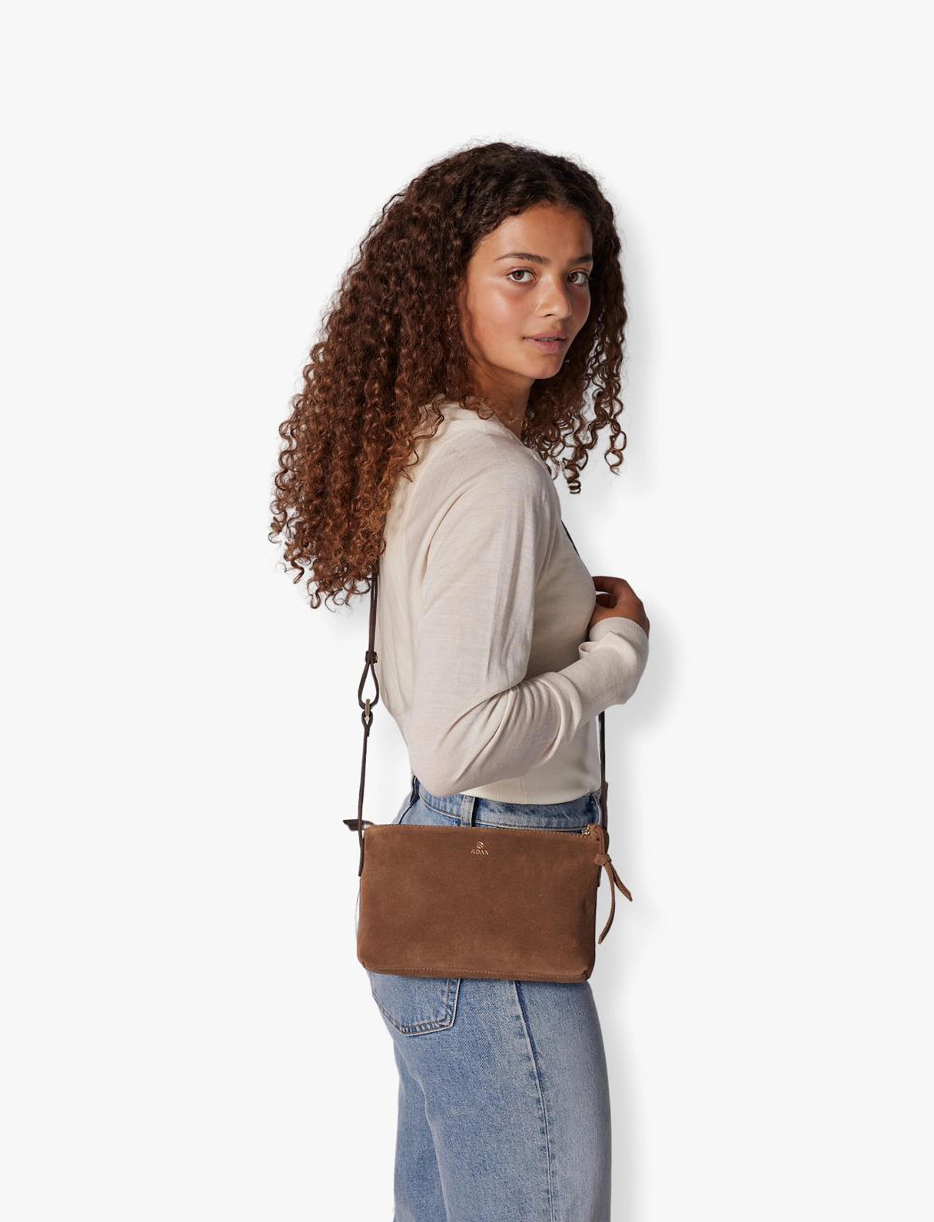 Adax Rozzano Shoulder Bag Lilly, Kvinder, Skuldertaske, Brun, Str: ONE SIZE